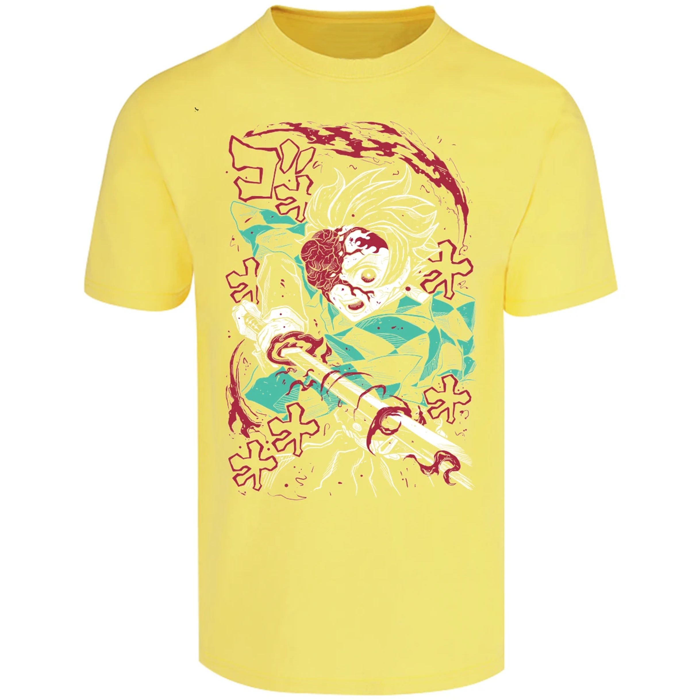 Playera Demon Slayer Demon Tanjiro para Adulto 2