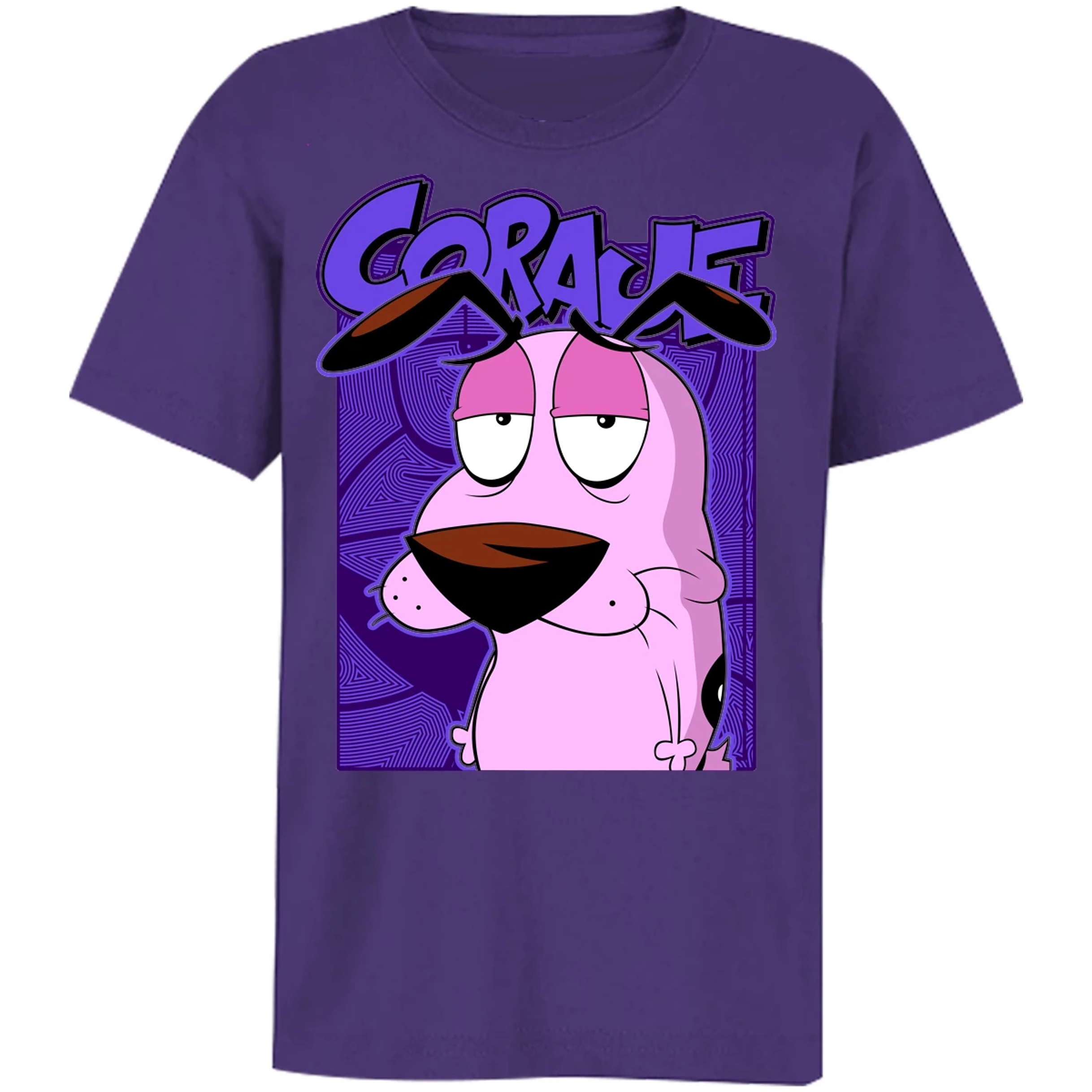 Playera Coraje El Perro Cobarde Coraje para Niño 10