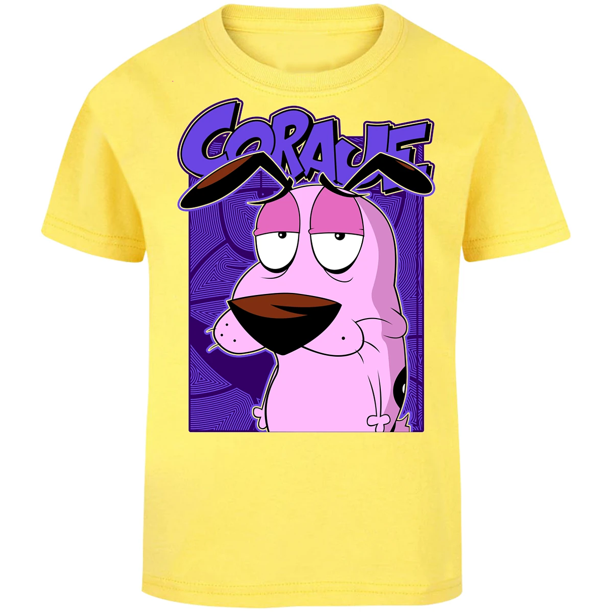 Playera Coraje El Perro Cobarde Coraje para Niño 12