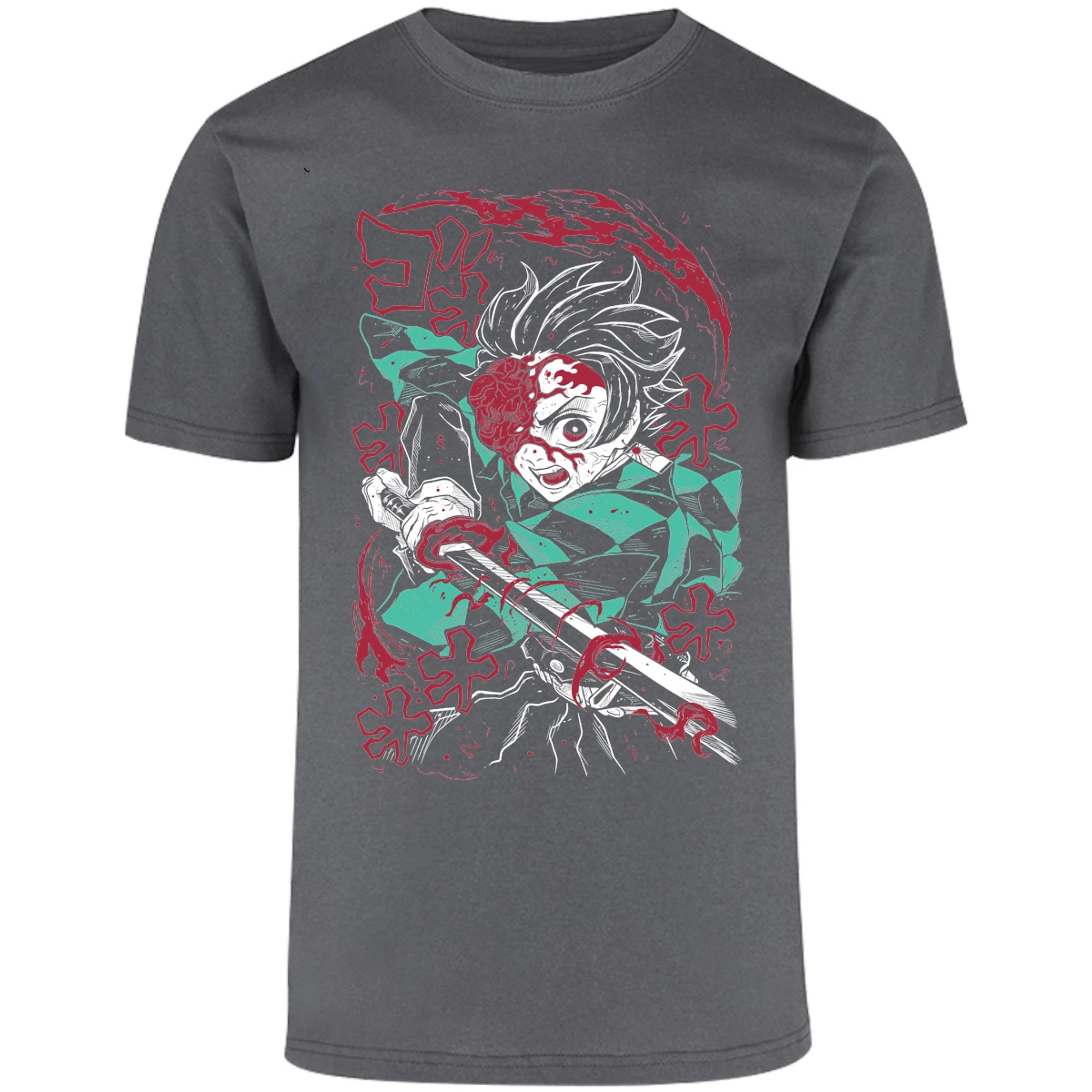 Playera Demon Slayer Demon Tanjiro para Adulto 1