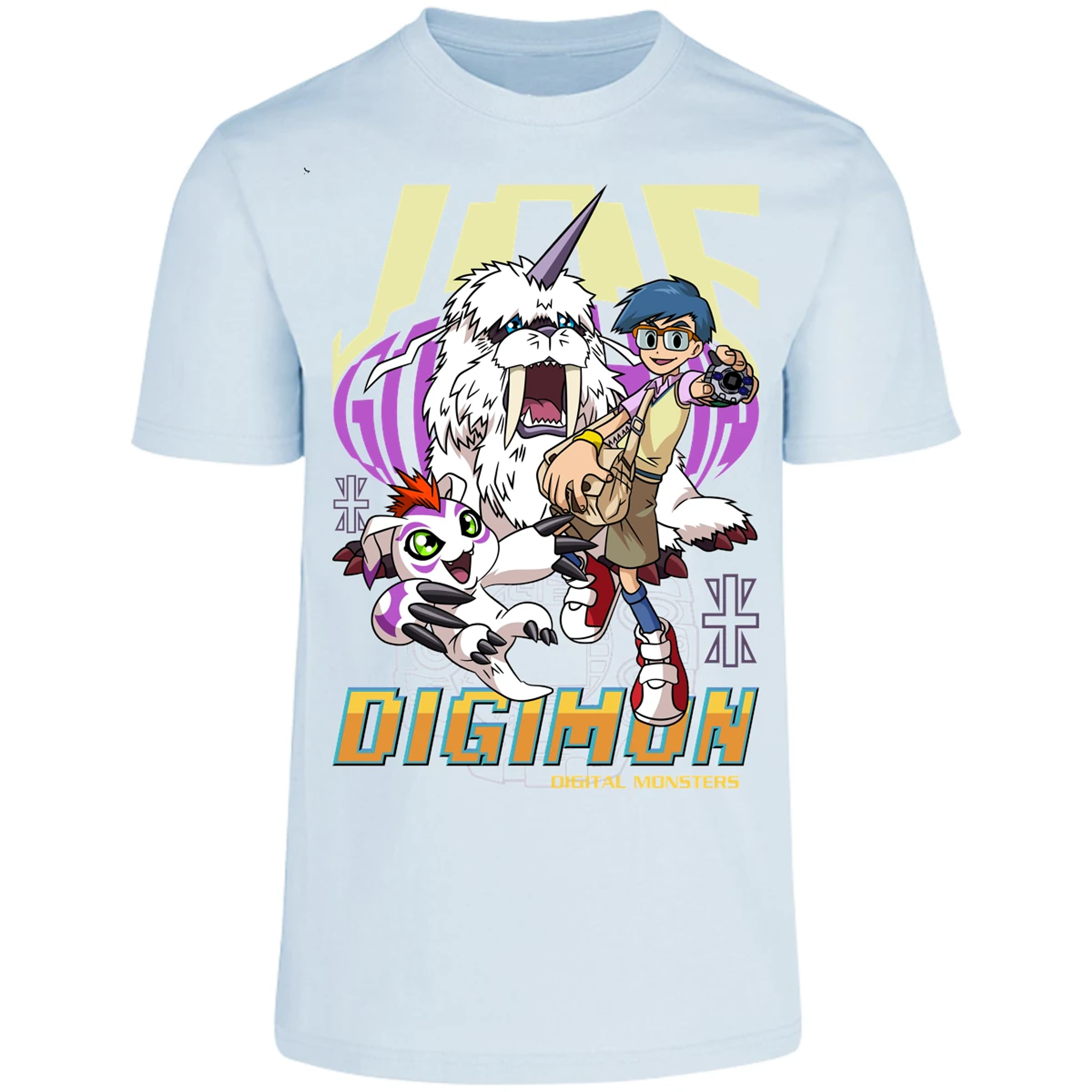 Playera Digimon Gomamon Anime para Adulto 15