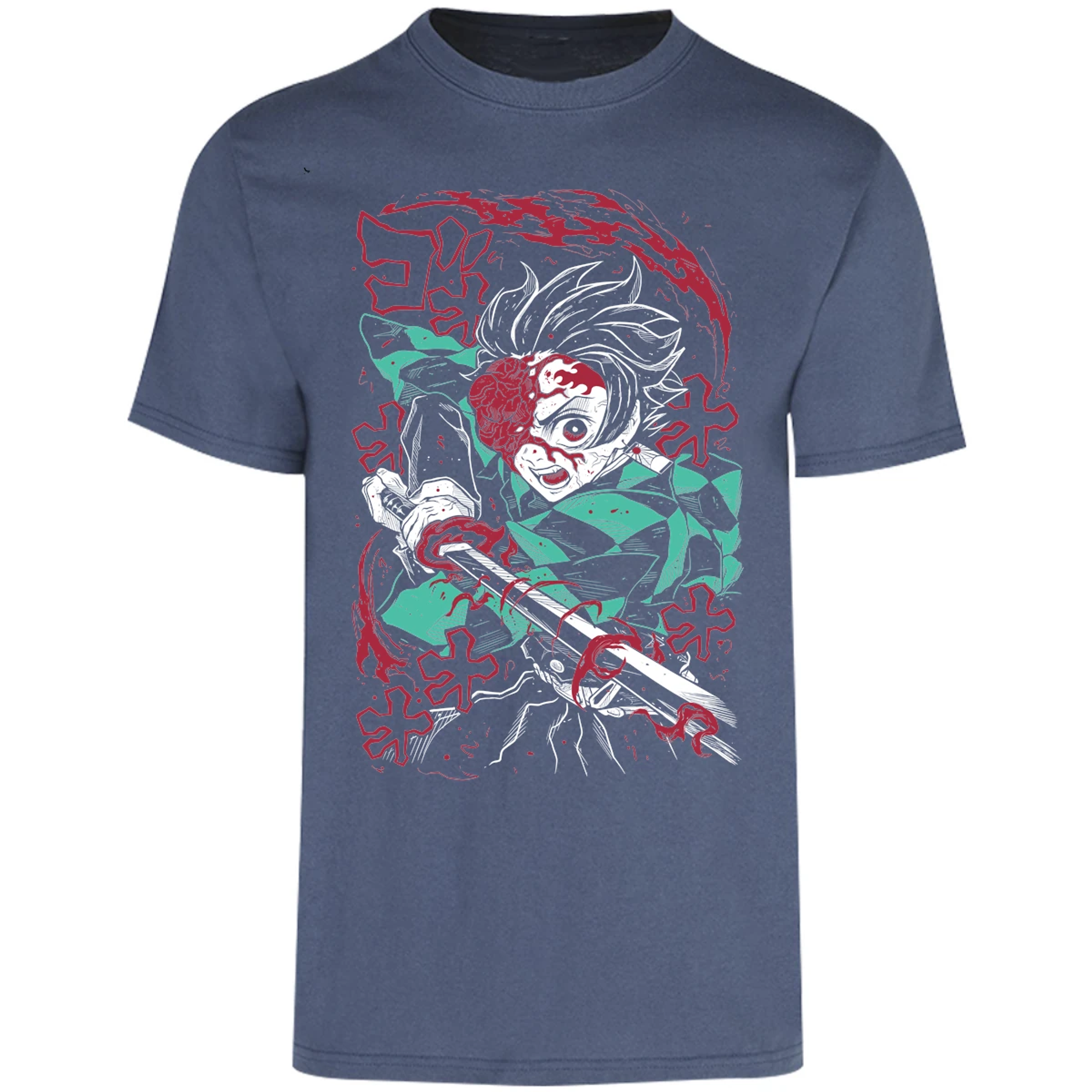 Playera Demon Slayer Demon Tanjiro para Adulto 3