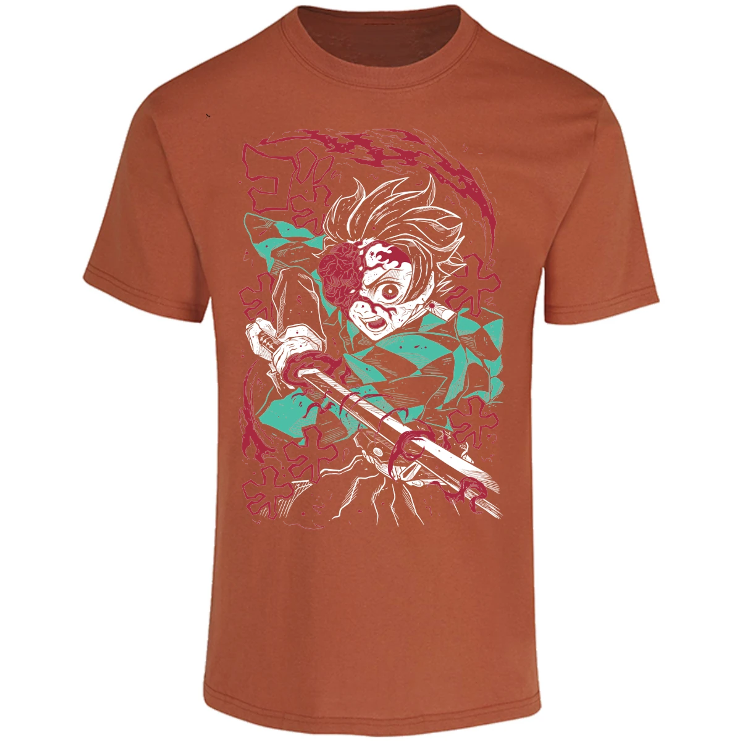 Playera Demon Slayer Demon Tanjiro para Adulto 8
