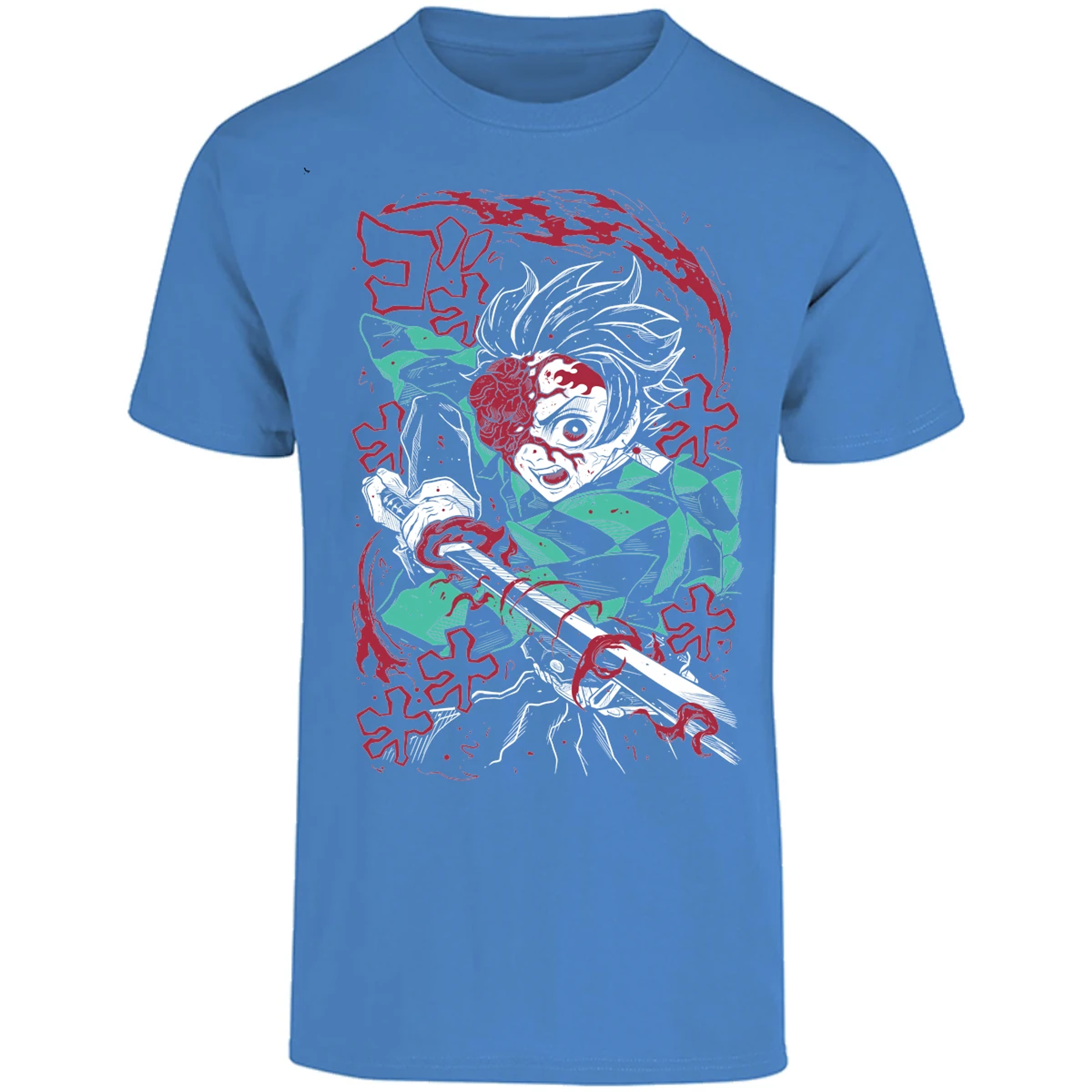 Playera Demon Slayer Demon Tanjiro para Adulto 11