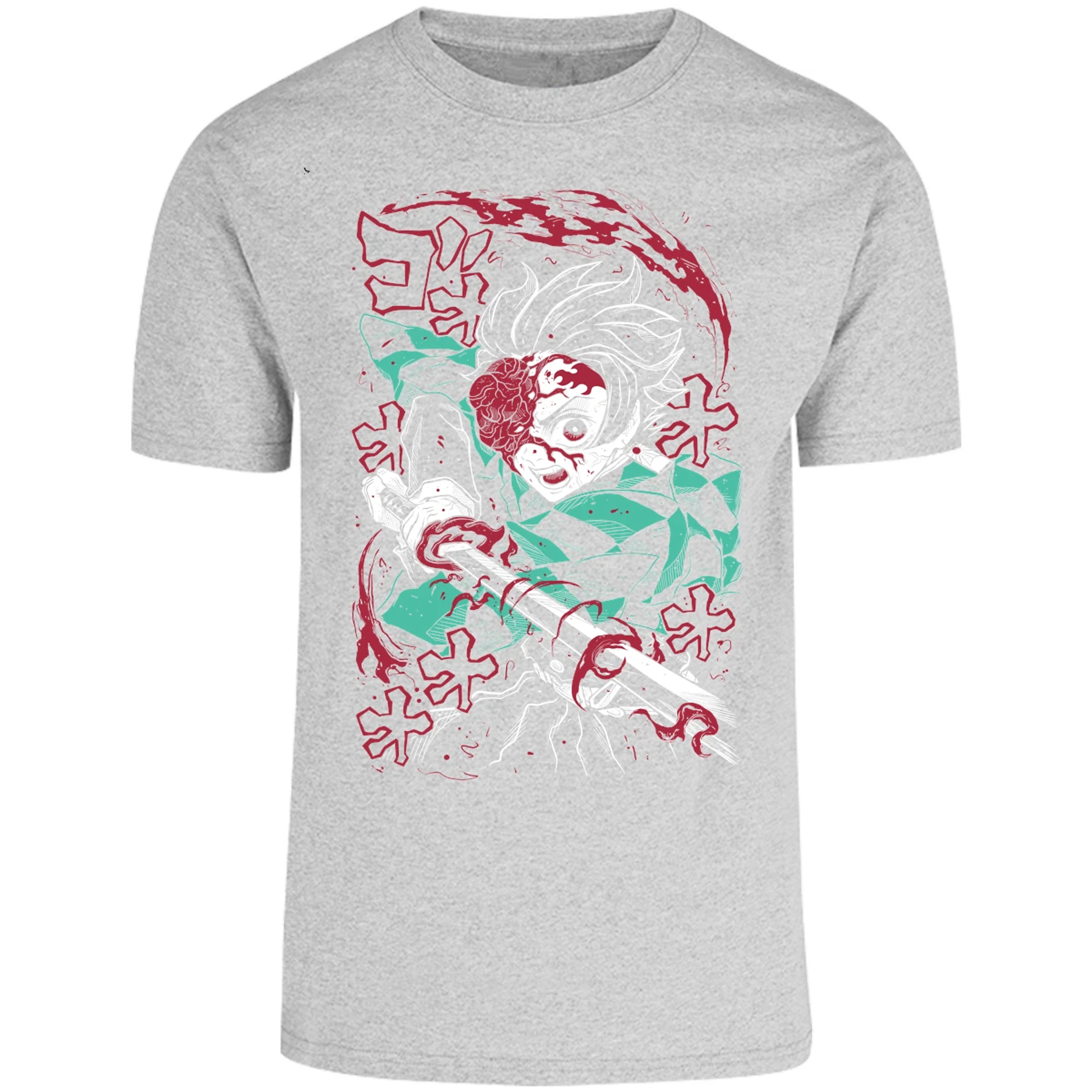 Playera Demon Slayer Demon Tanjiro para Adulto 17