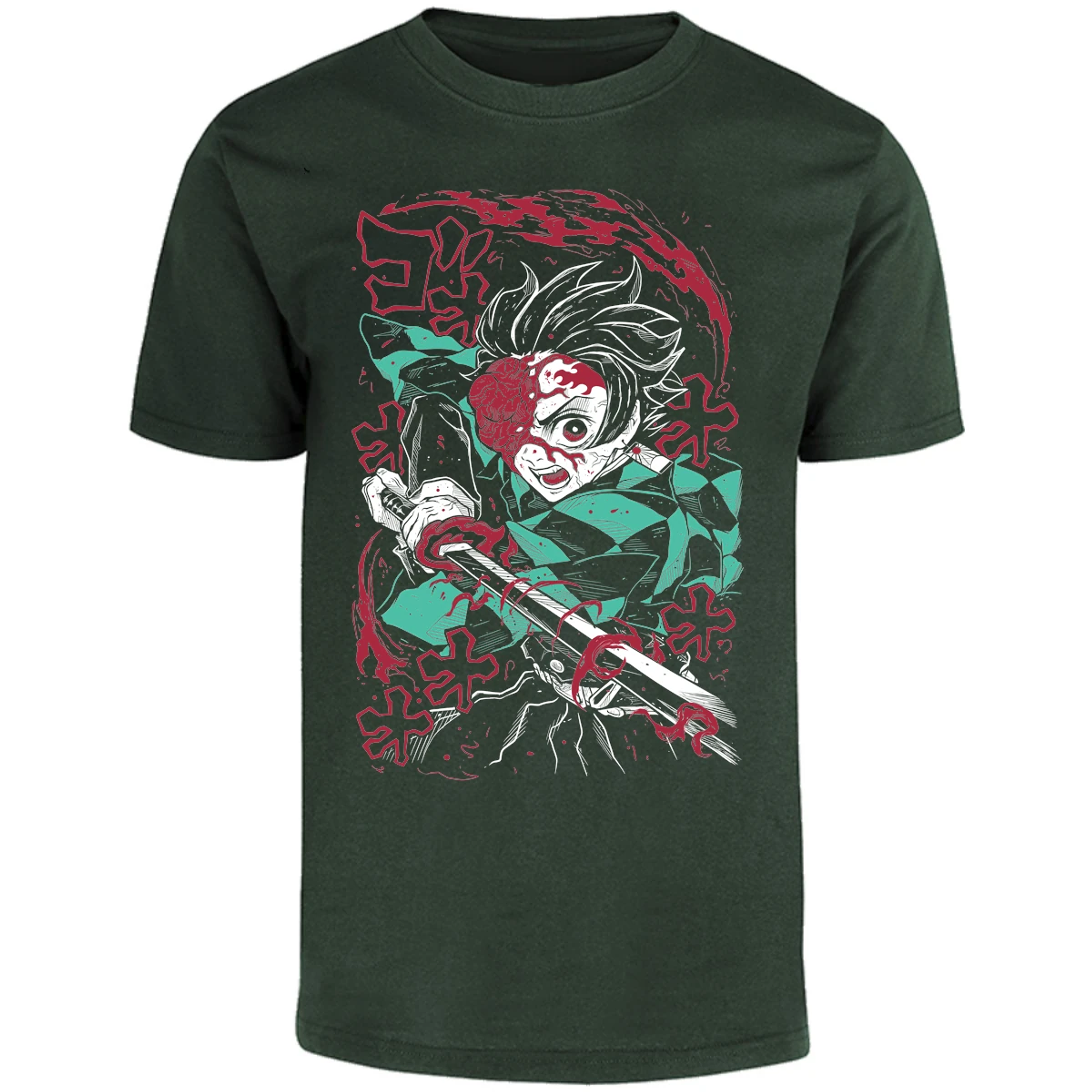 Playera Demon Slayer Demon Tanjiro para Adulto 12
