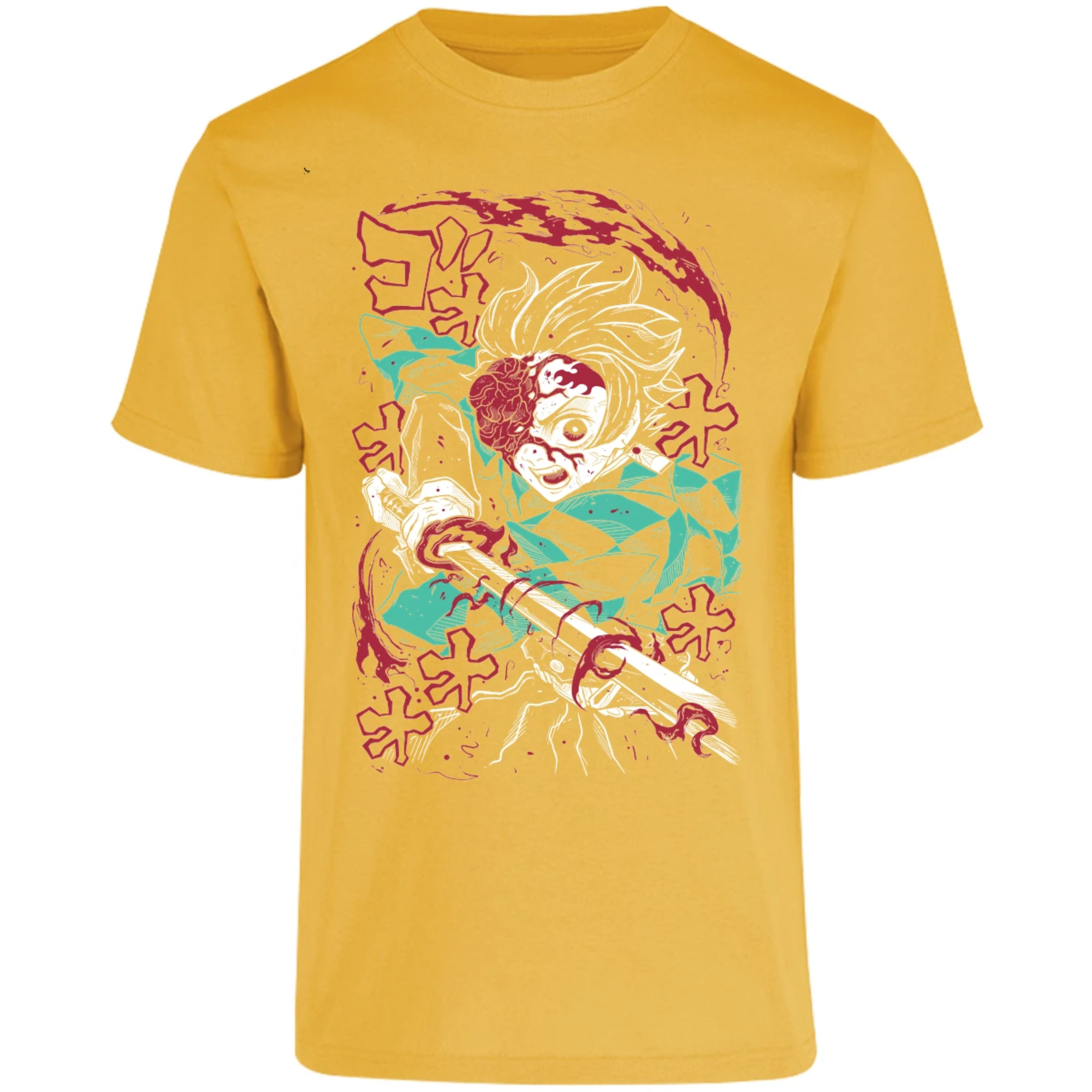 Playera Demon Slayer Demon Tanjiro para Adulto 13