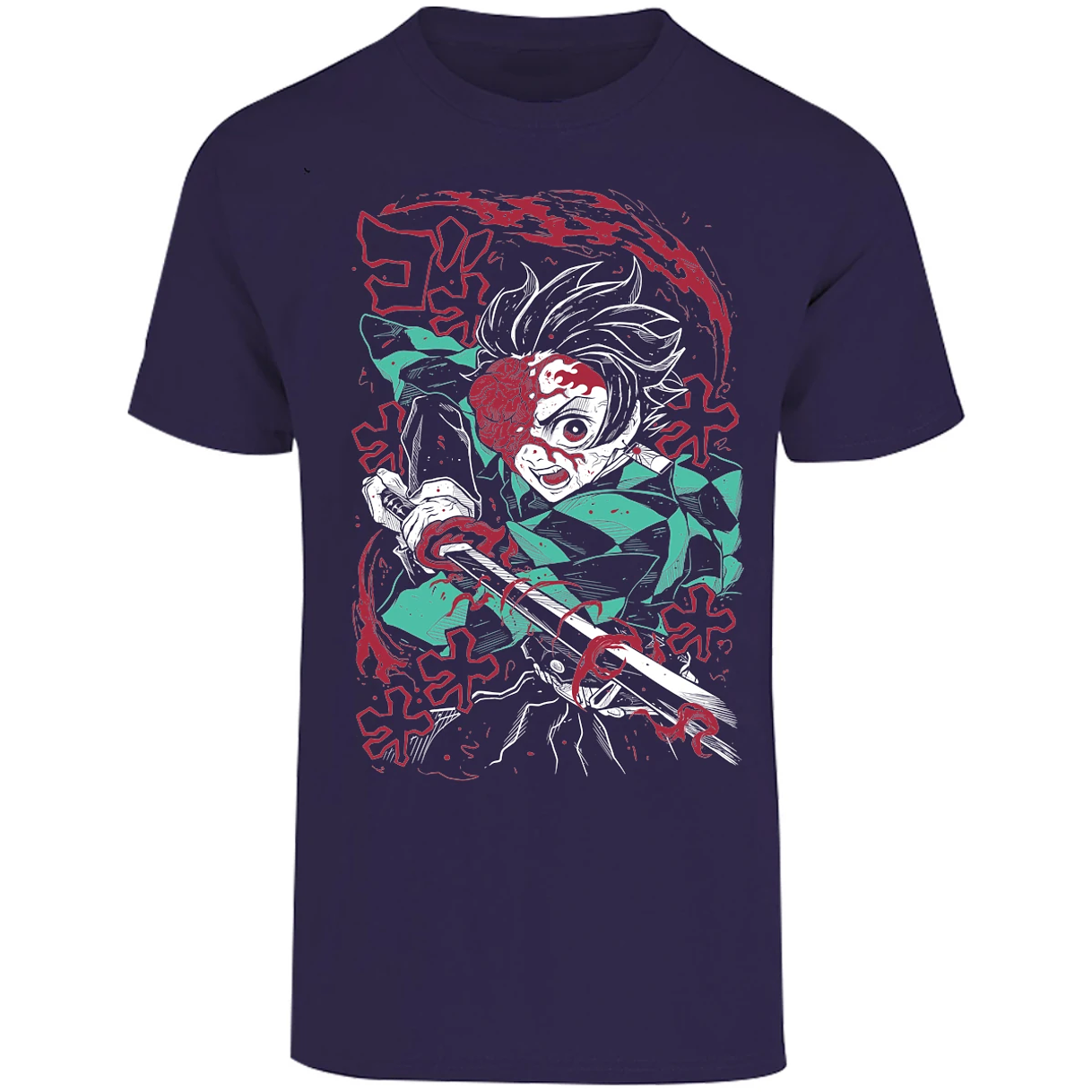 Playera Demon Slayer Demon Tanjiro para Adulto 15