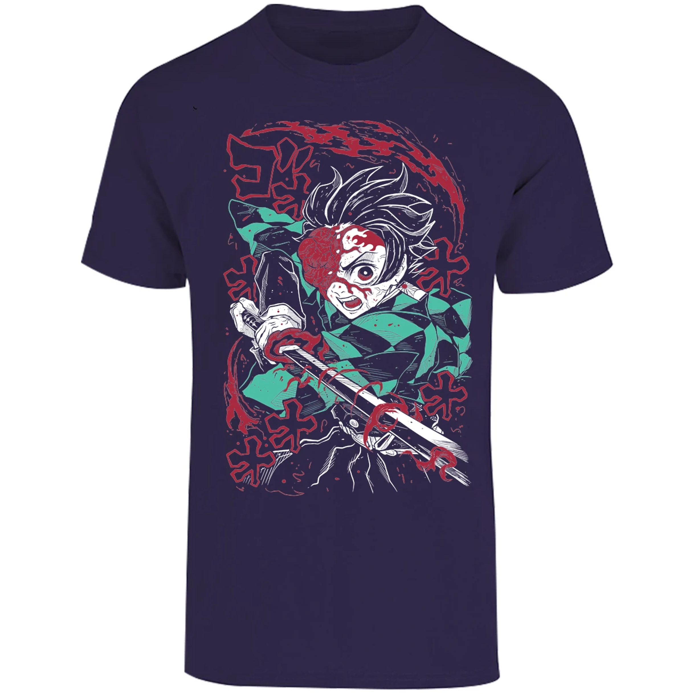 Playera Demon Slayer Demon Tanjiro para Adulto 15