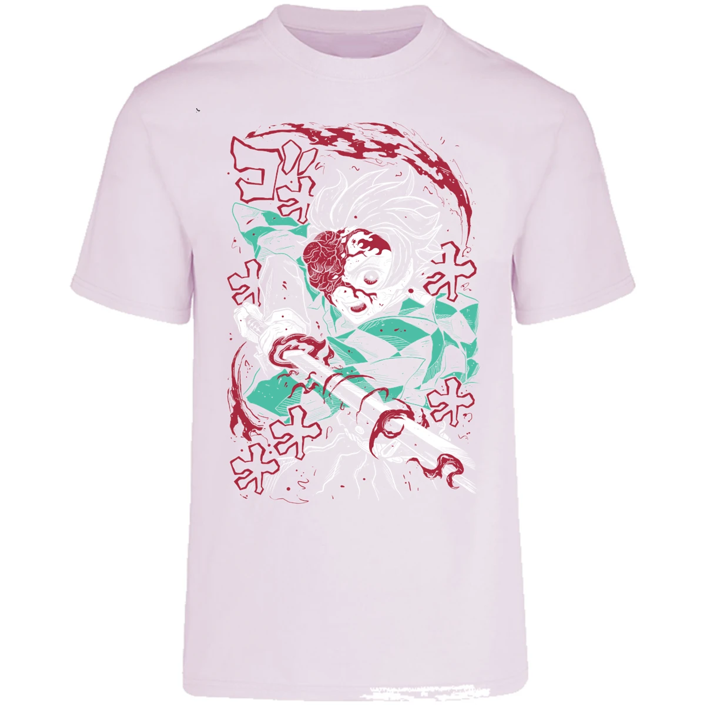 Playera Demon Slayer Demon Tanjiro para Adulto 16