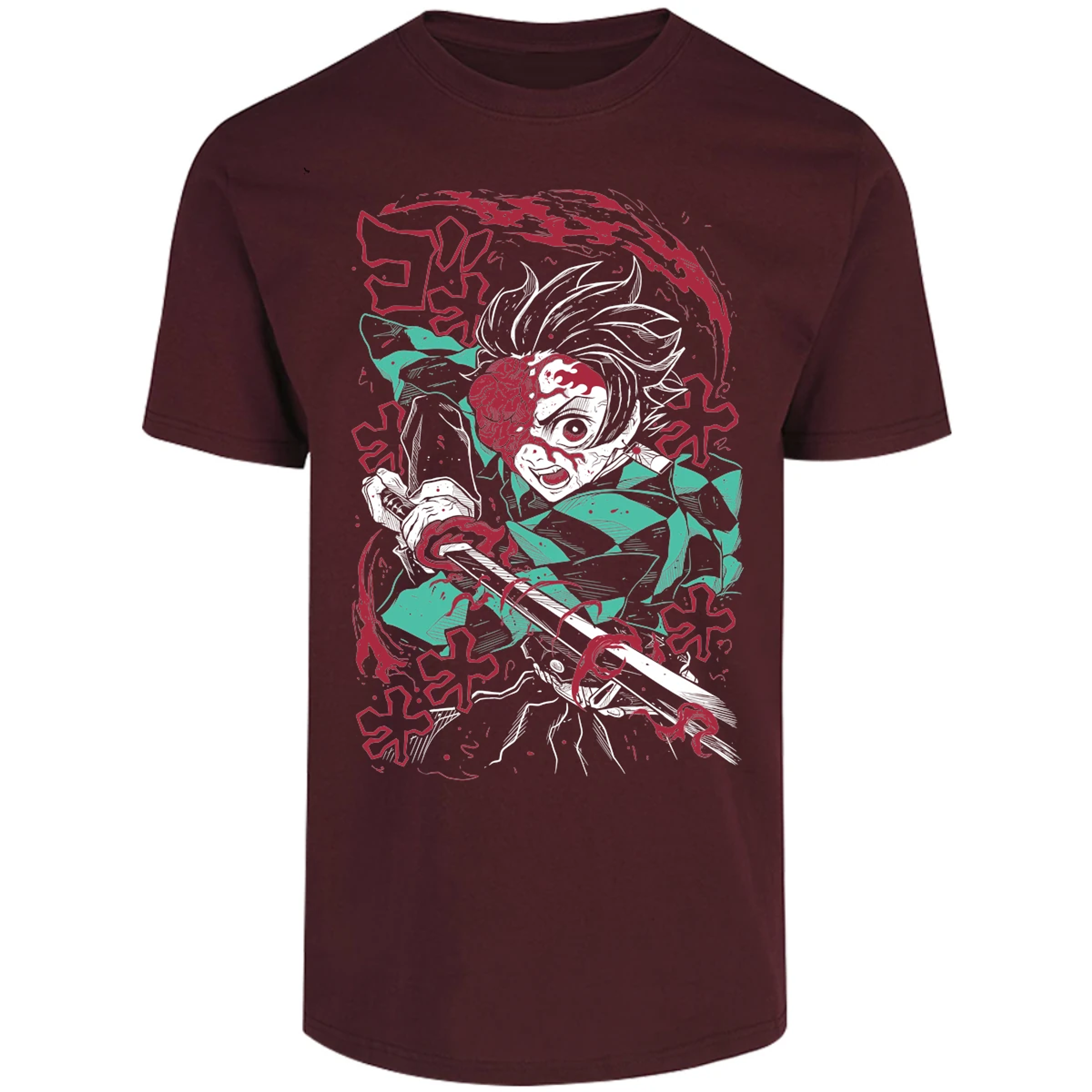 Playera Demon Slayer Demon Tanjiro para Adulto 19
