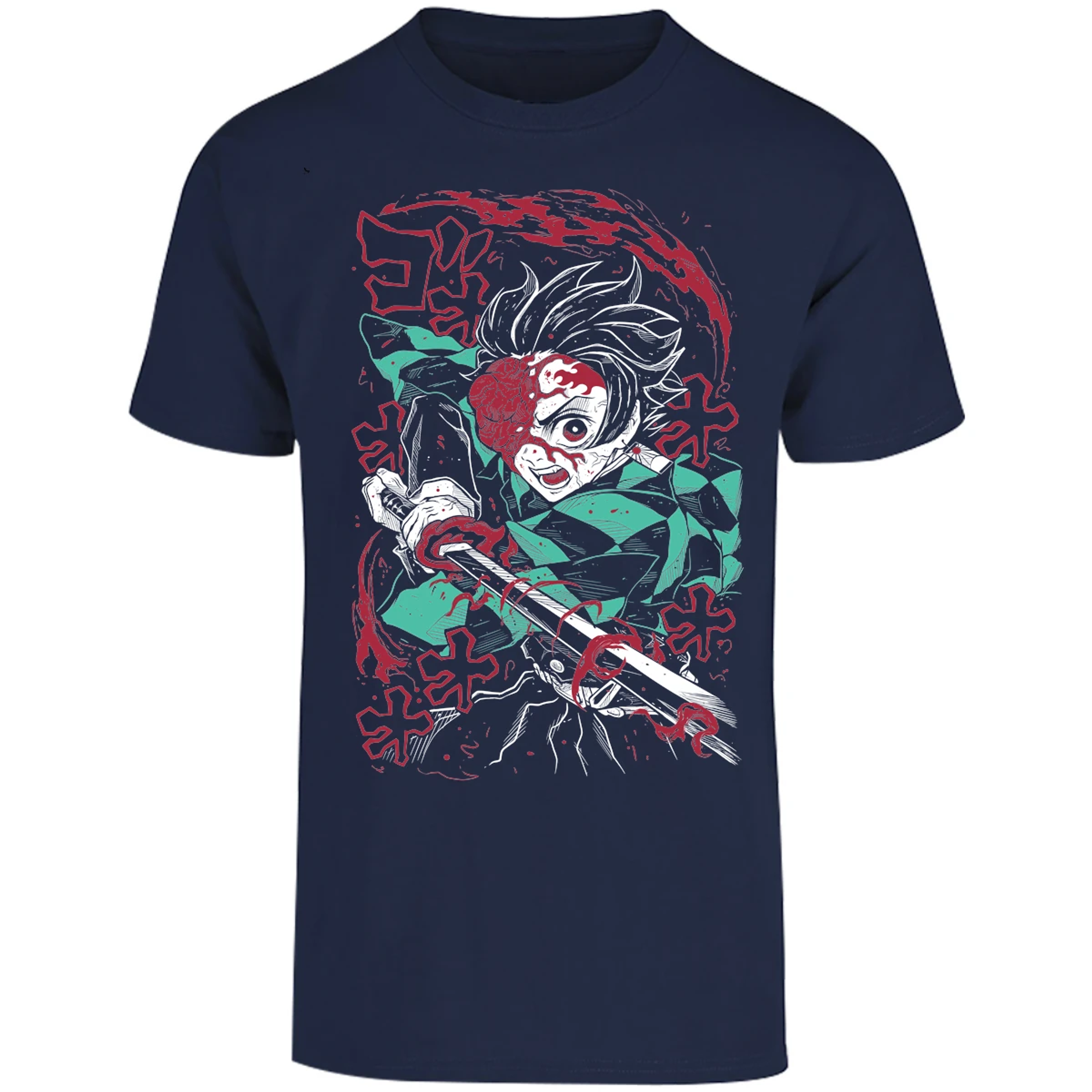 Playera Demon Slayer Demon Tanjiro para Adulto 24