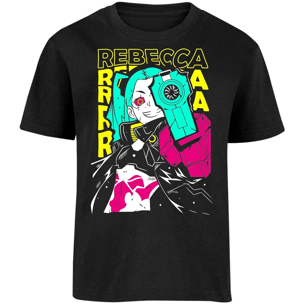 Playera Cyberpunk Edgerunners Rebecca Cyberpunk para Niño 1
