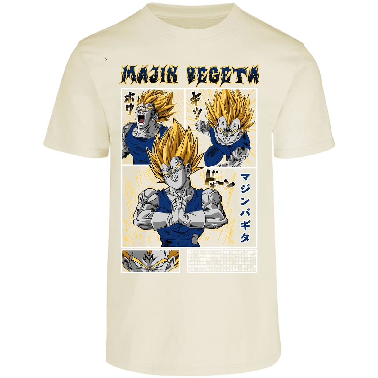 Playera Dragon Ball Majin Vegeta para Adulto 4