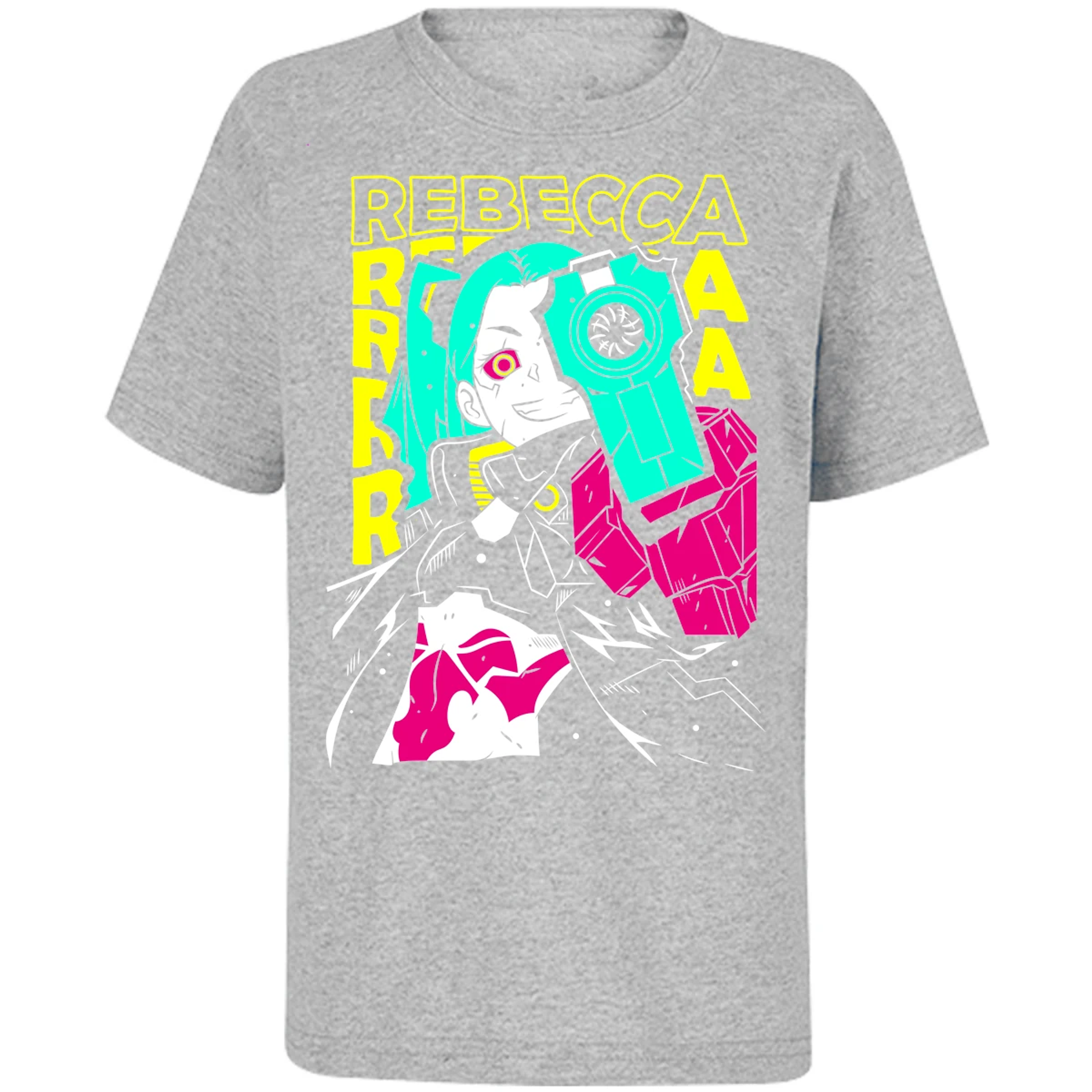Playera Cyberpunk Edgerunners Rebecca Cyberpunk para Niño 3