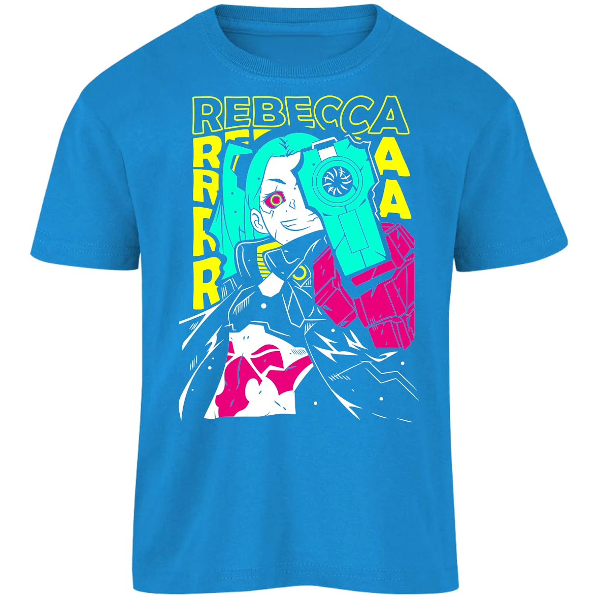 Playera Cyberpunk Edgerunners Rebecca Cyberpunk para Niño 6