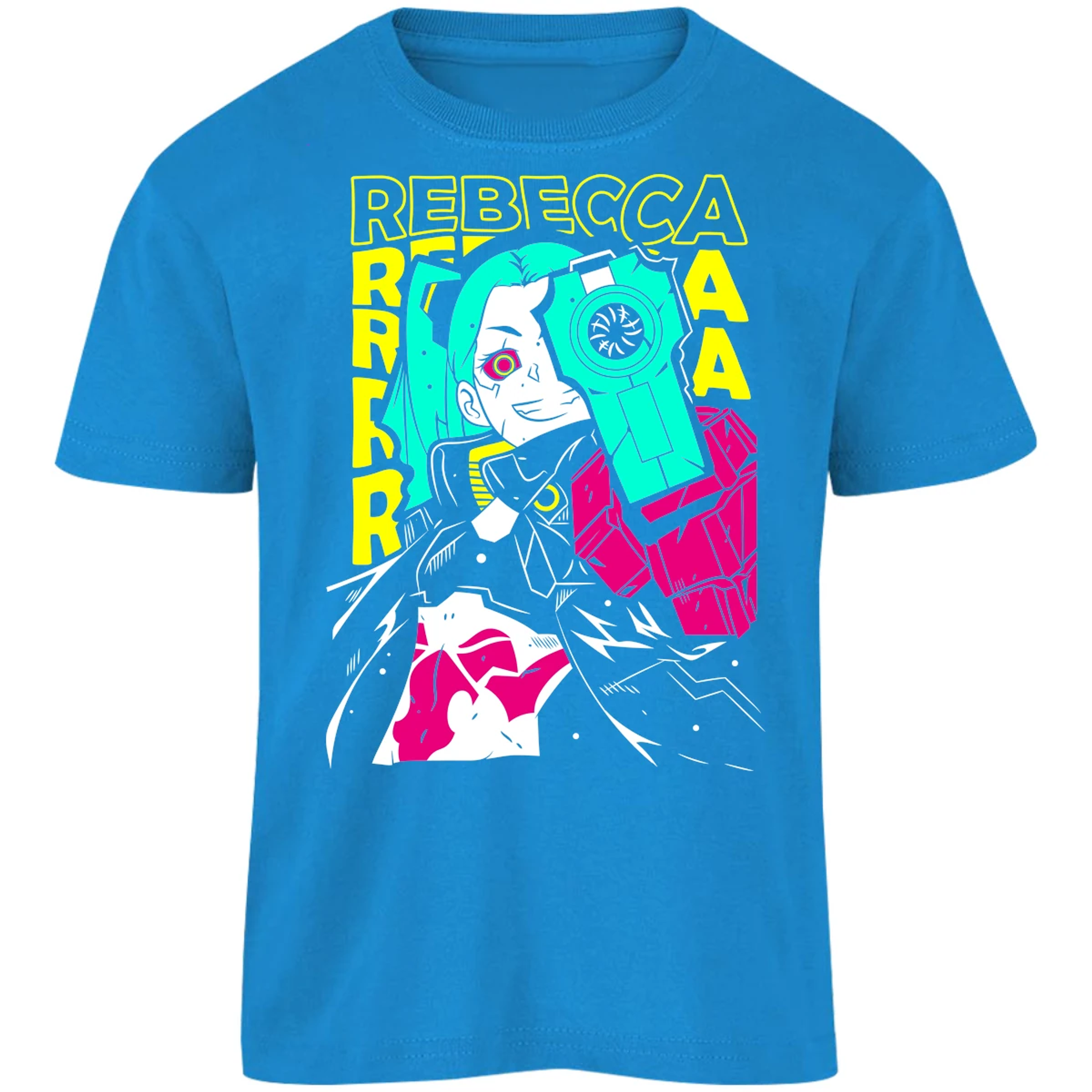 Playera Cyberpunk Edgerunners Rebecca Cyberpunk para Niño 6