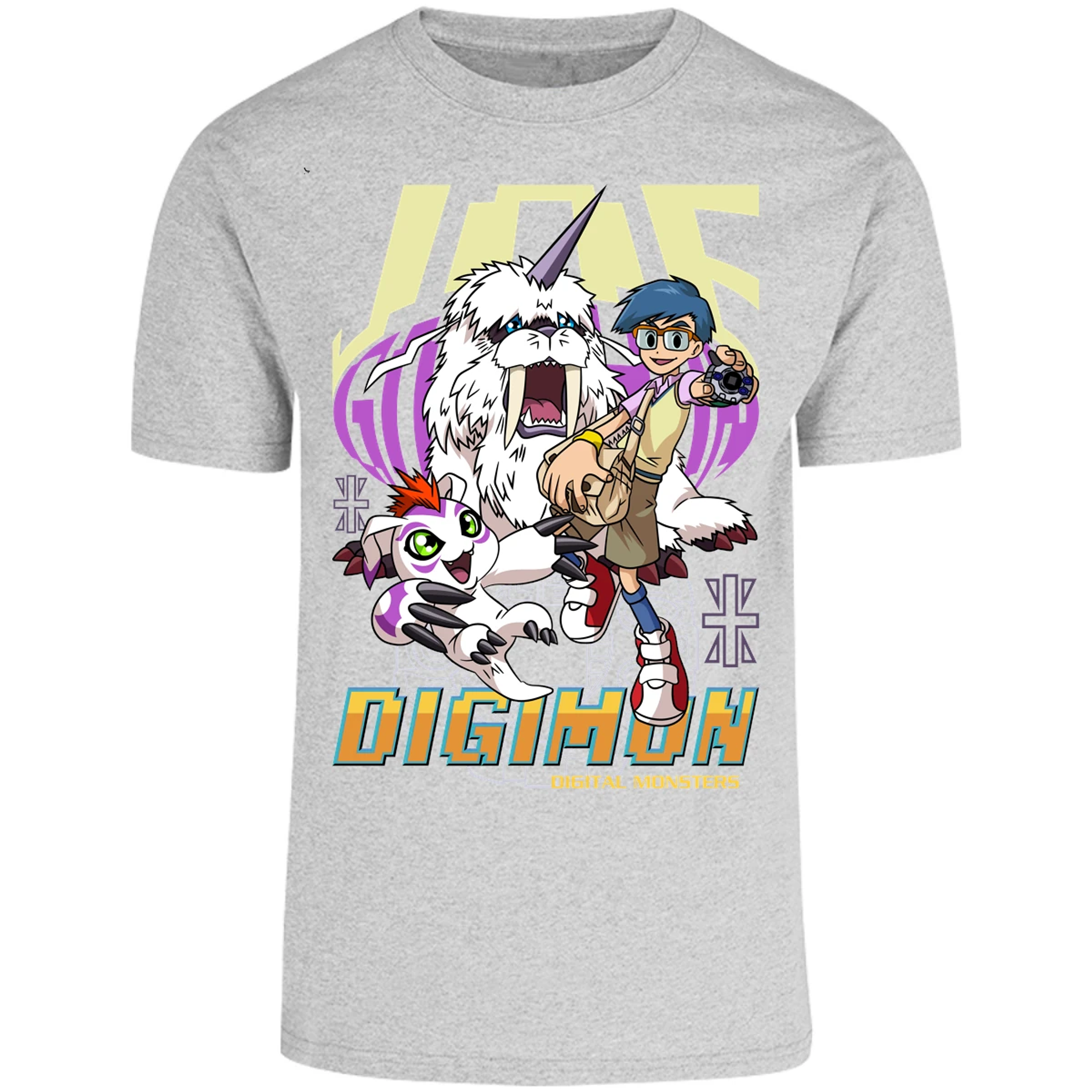 Playera Digimon Gomamon Anime para Adulto 23