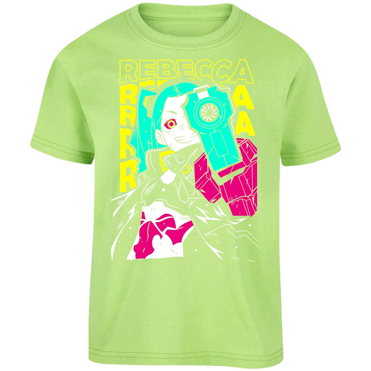 Playera Cyberpunk Edgerunners Rebecca Cyberpunk para Niño 10