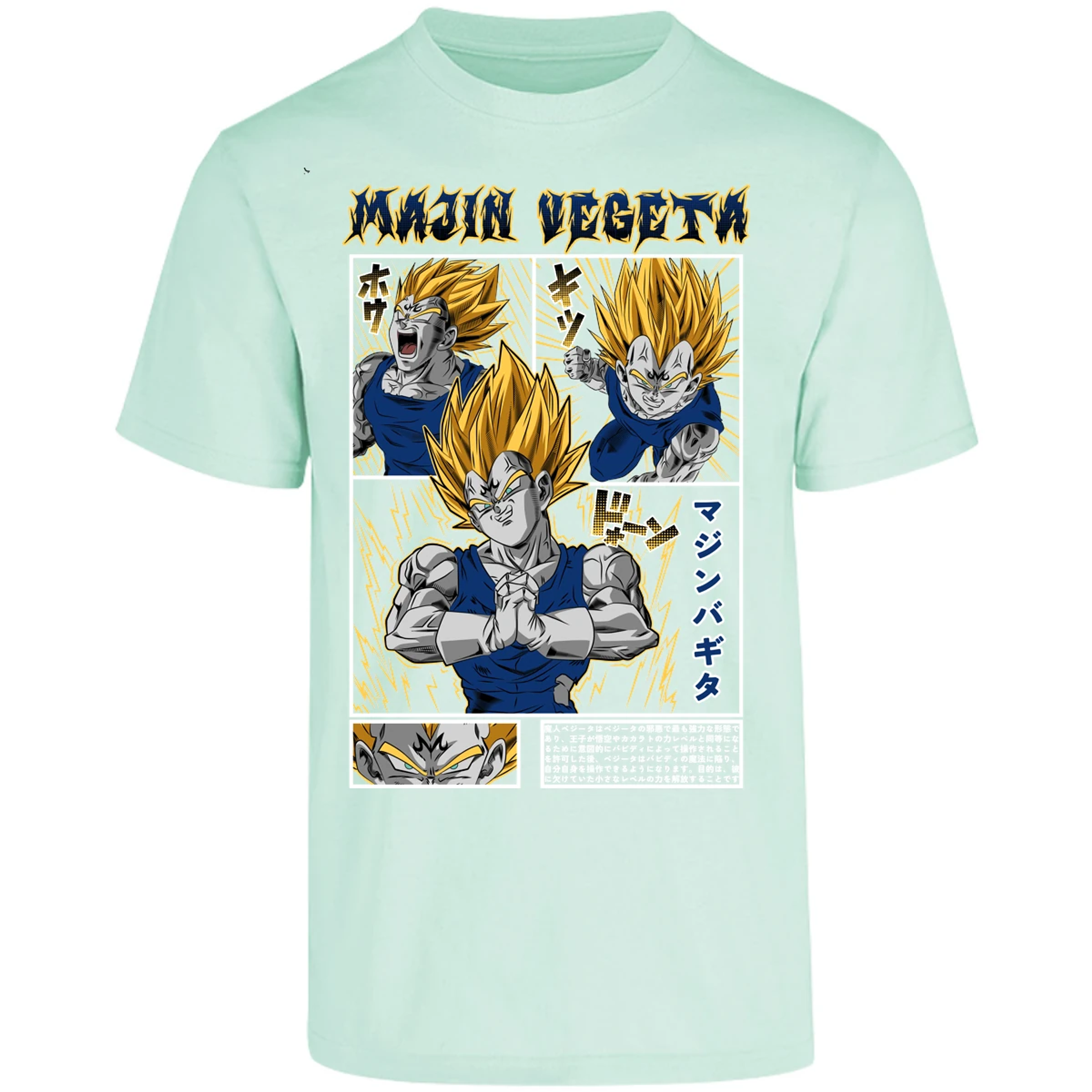 Playera Dragon Ball Majin Vegeta para Adulto 18