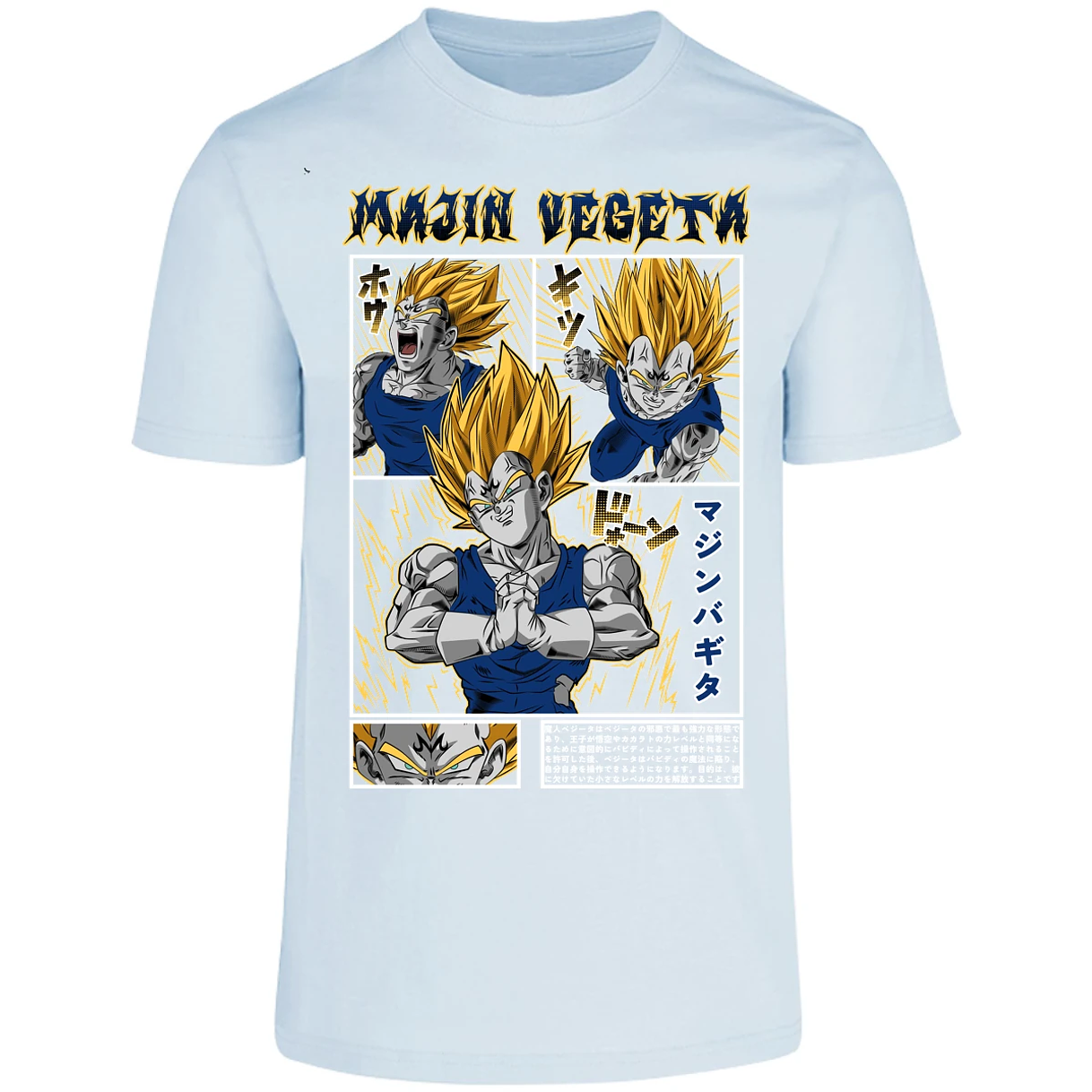 Playera Dragon Ball Majin Vegeta para Adulto 24