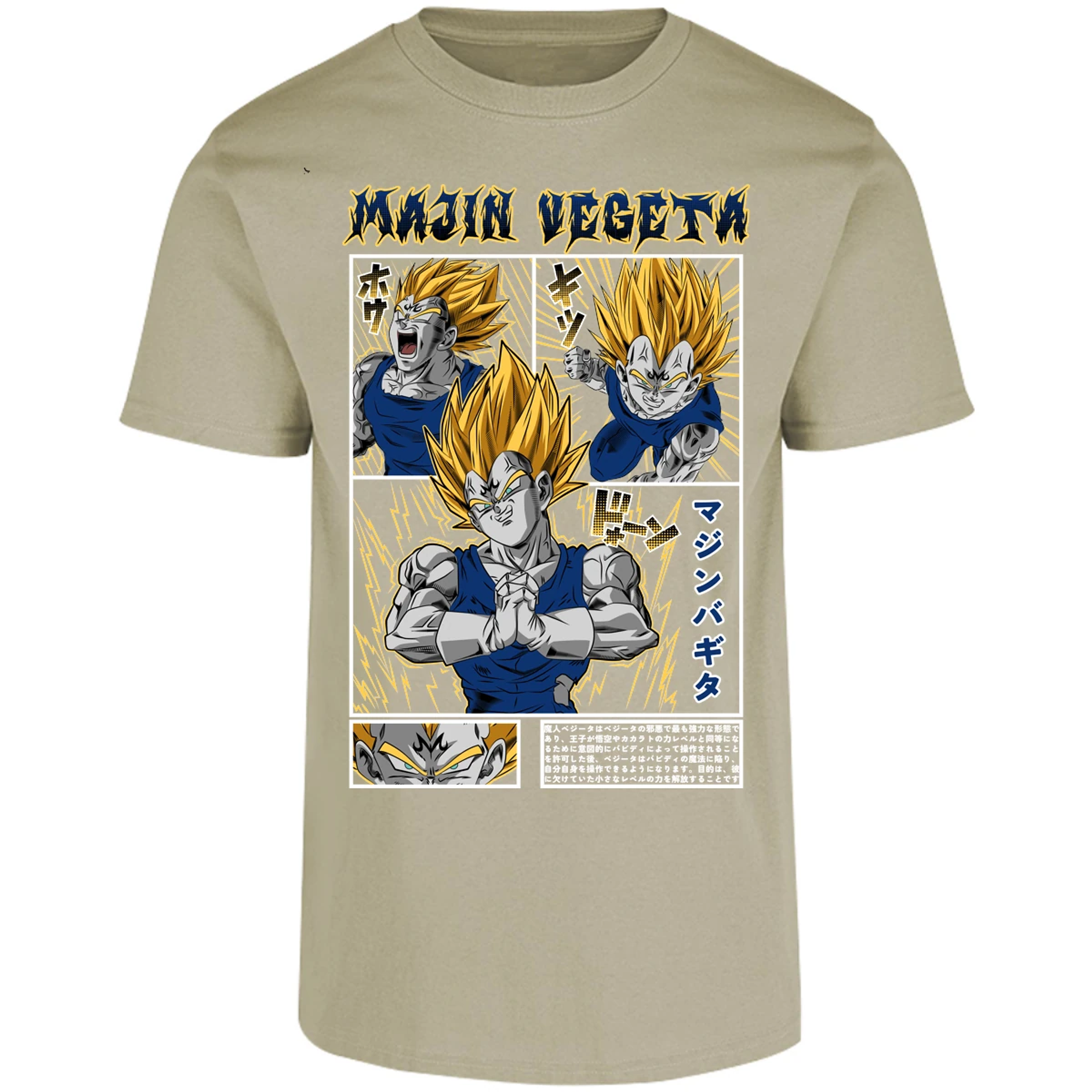 Playera Dragon Ball Majin Vegeta para Adulto 22