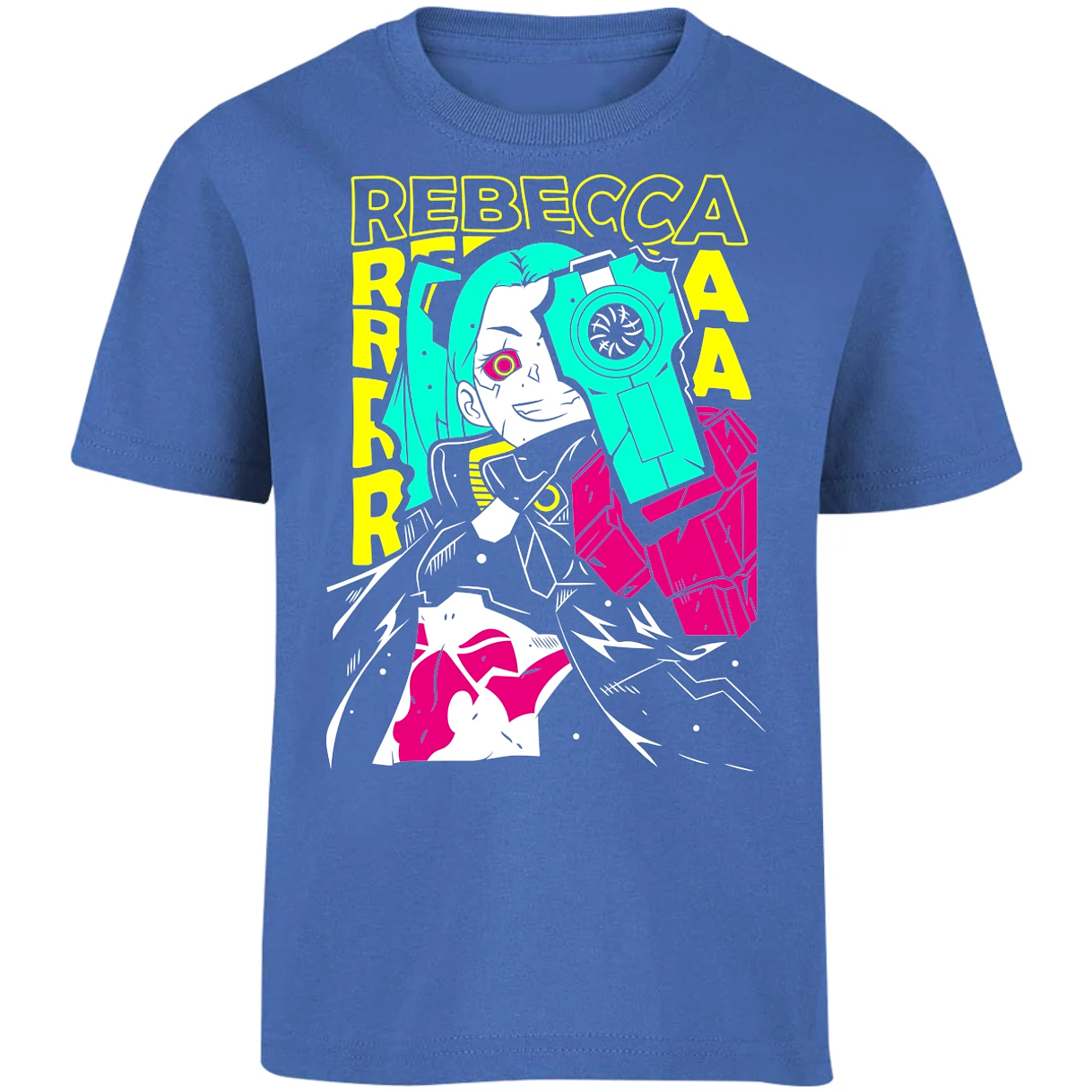 Playera Cyberpunk Edgerunners Rebecca Cyberpunk para Niño 12