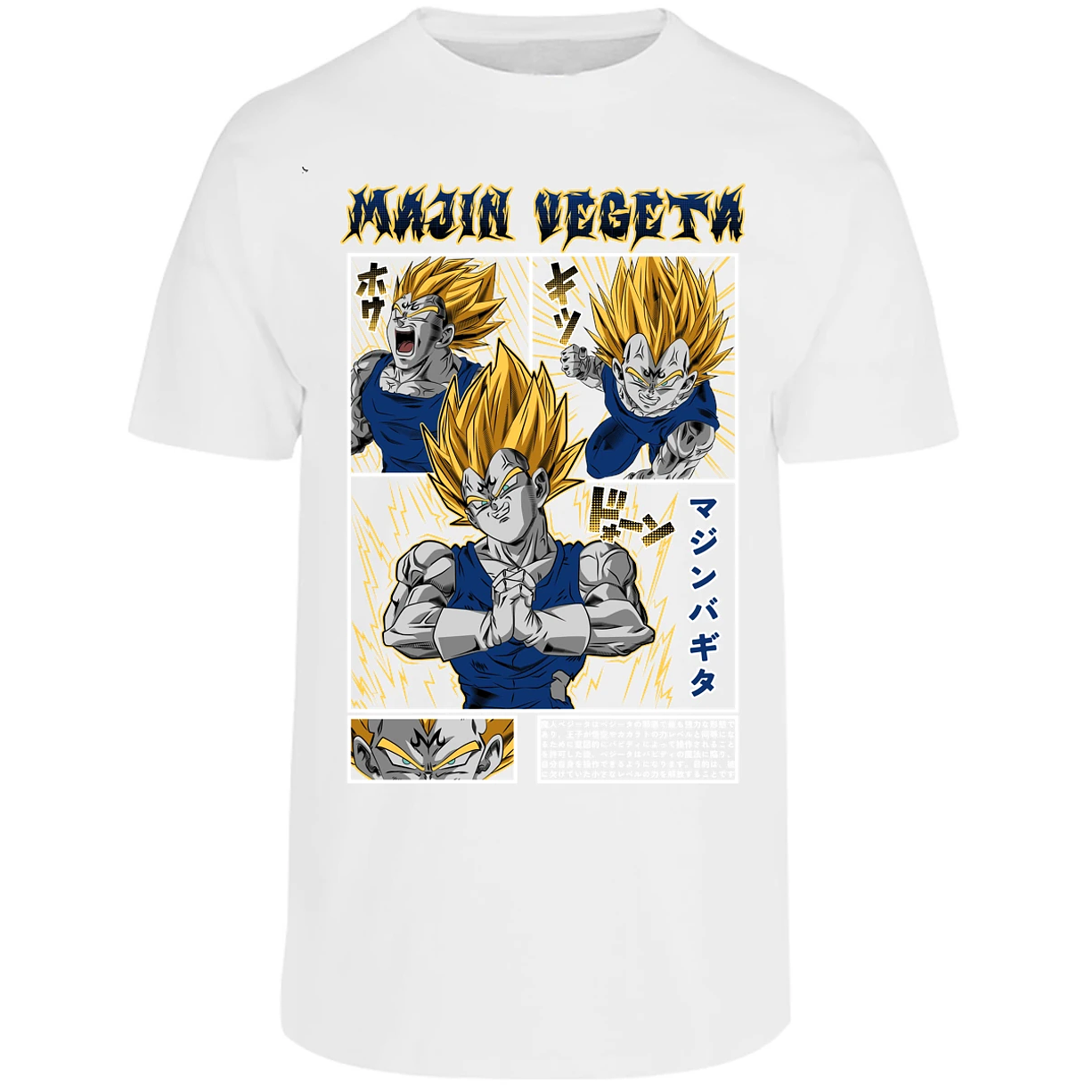 Playera Dragon Ball Majin Vegeta para Adulto 10