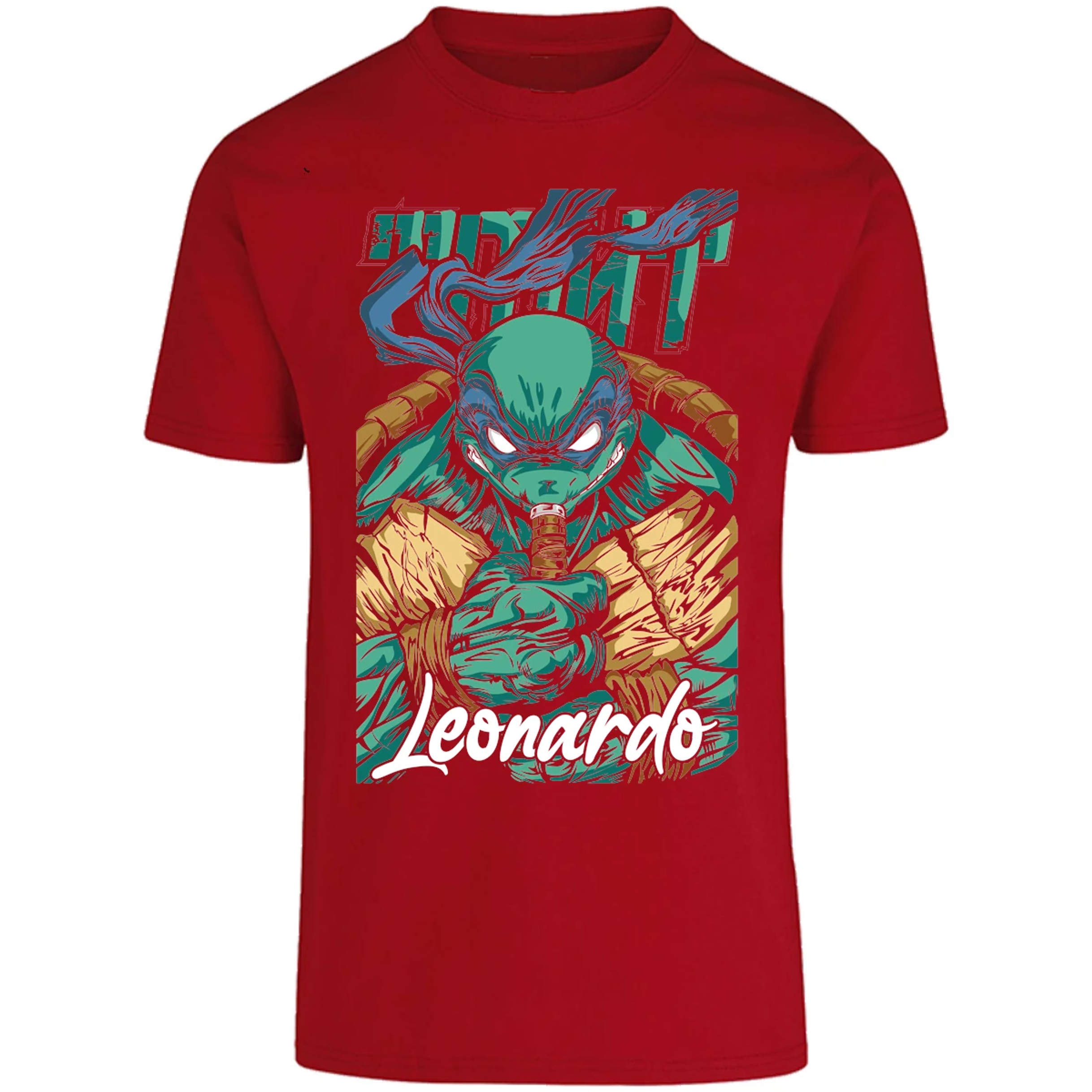 Playera Es De Series Y Peliculas Leonardo Tmnt para Adulto 28