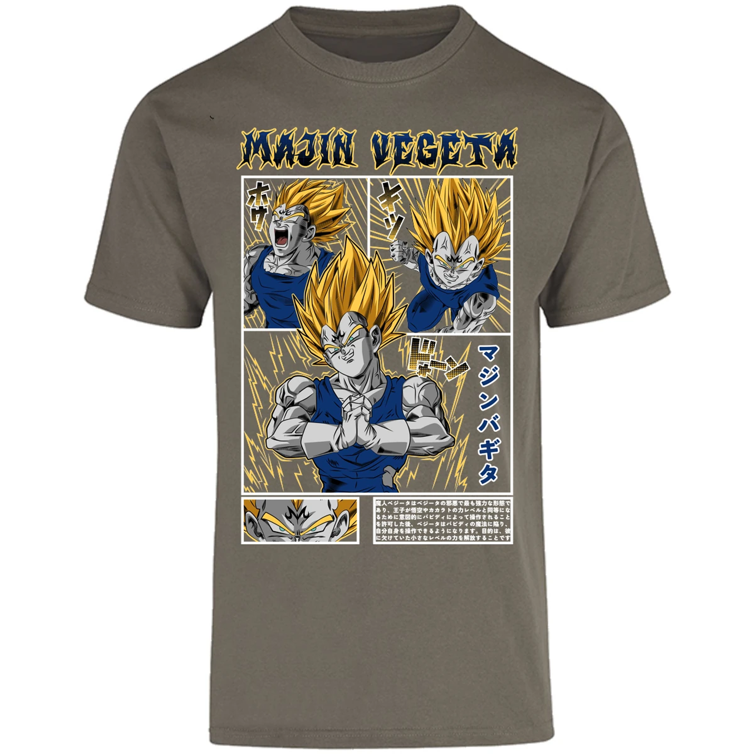 Playera Dragon Ball Majin Vegeta para Adulto 1