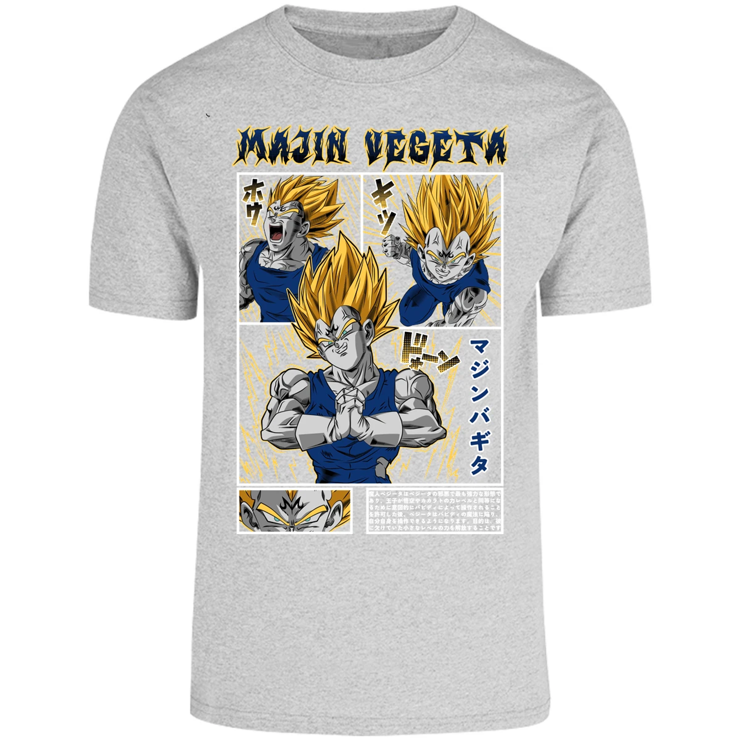 Playera Dragon Ball Majin Vegeta para Adulto 8