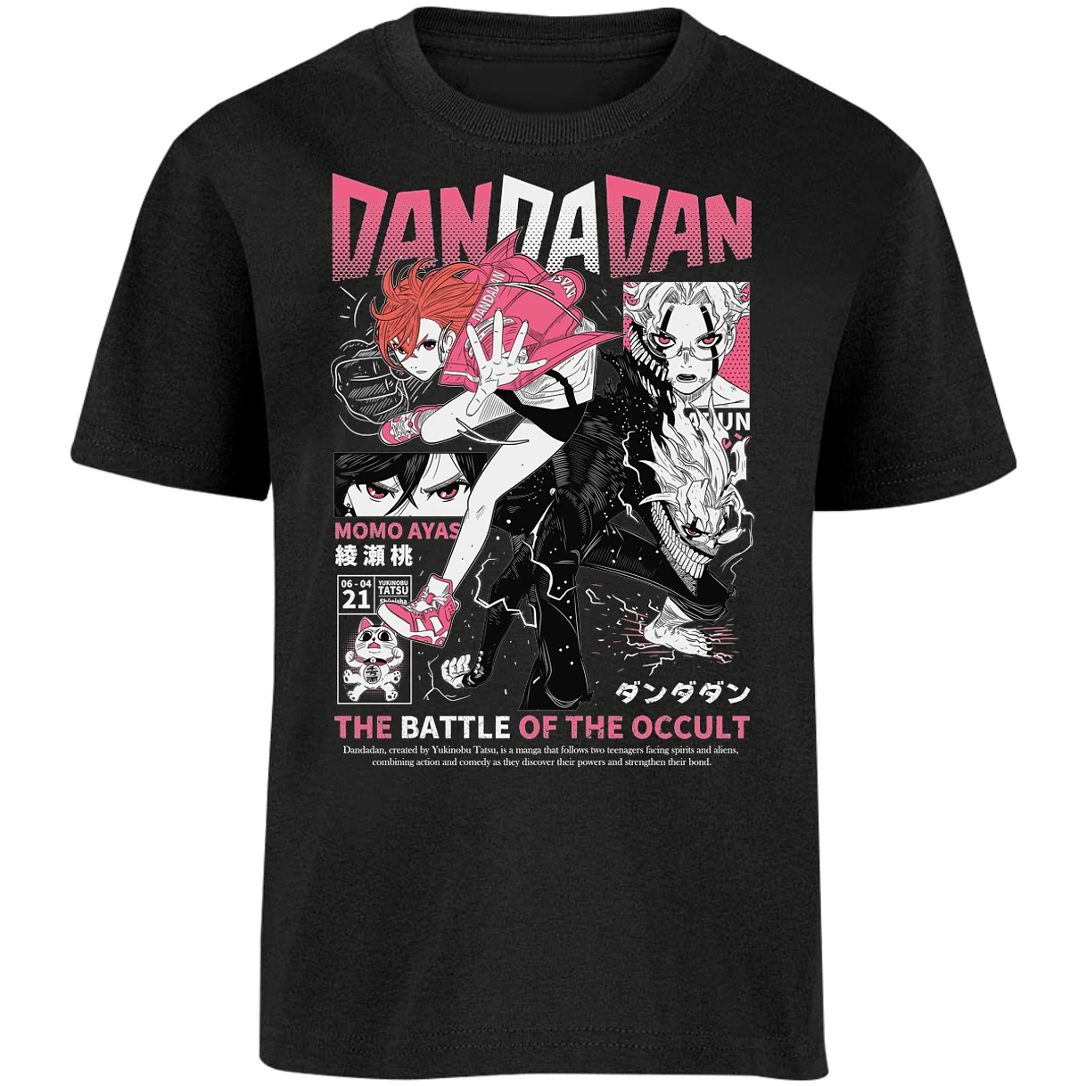 Playera Dandadan Dandadan Momo para Niño 17