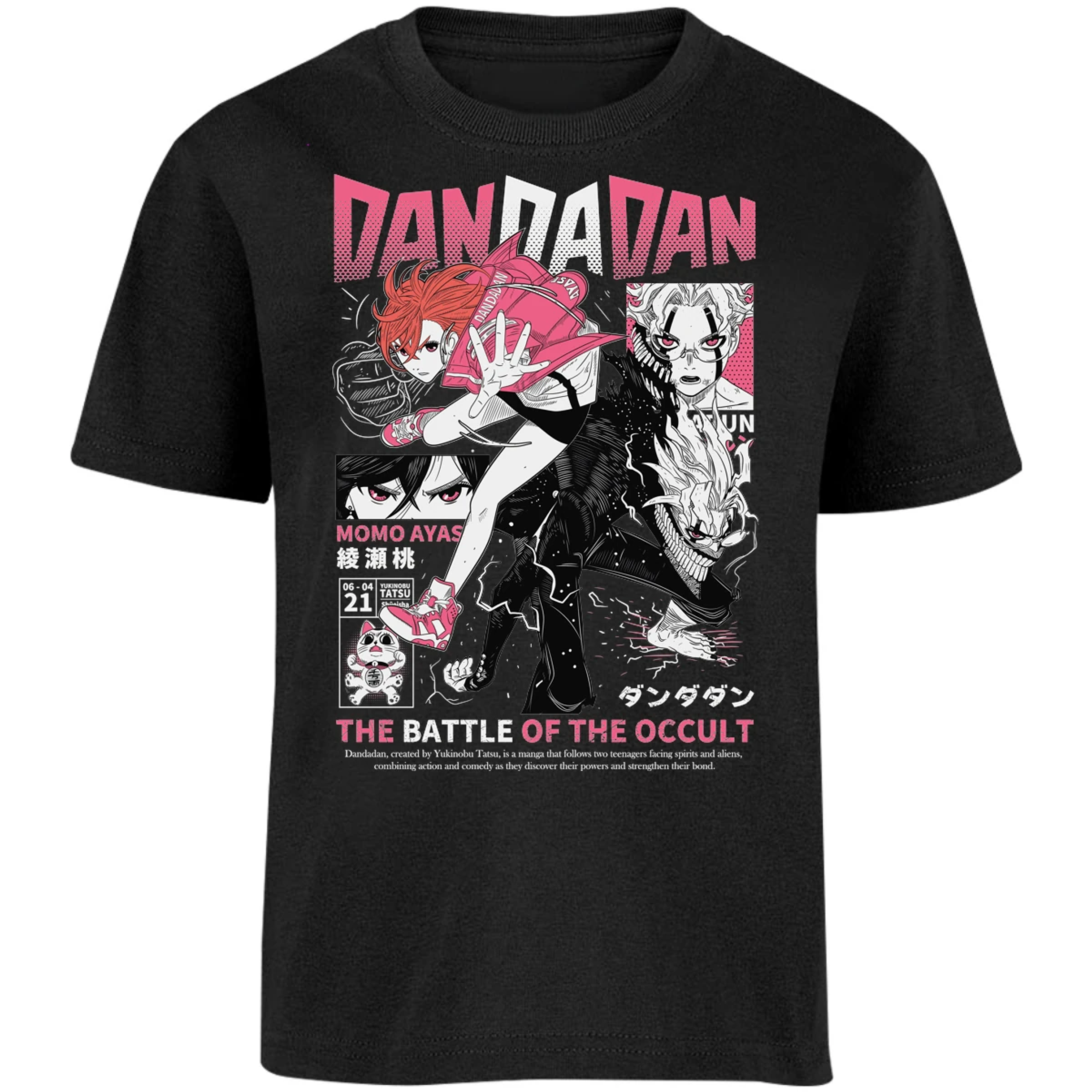 Playera Dandadan Dandadan Momo para Niño 17