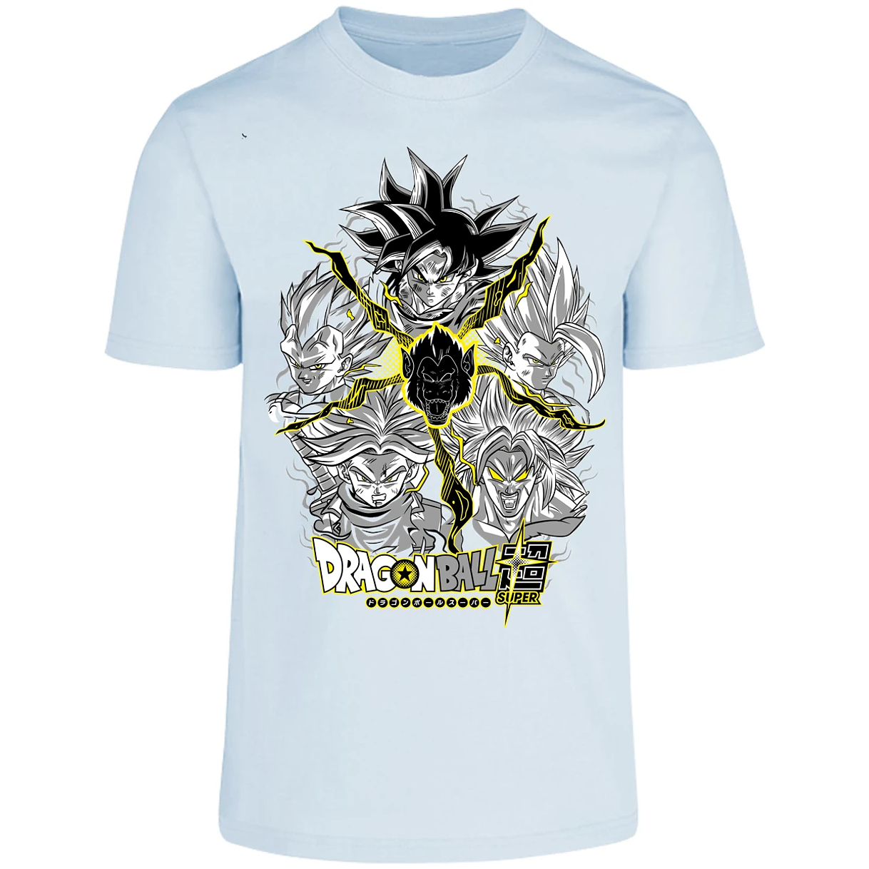 Playera Dragon Ball Saiyans para Adulto 12