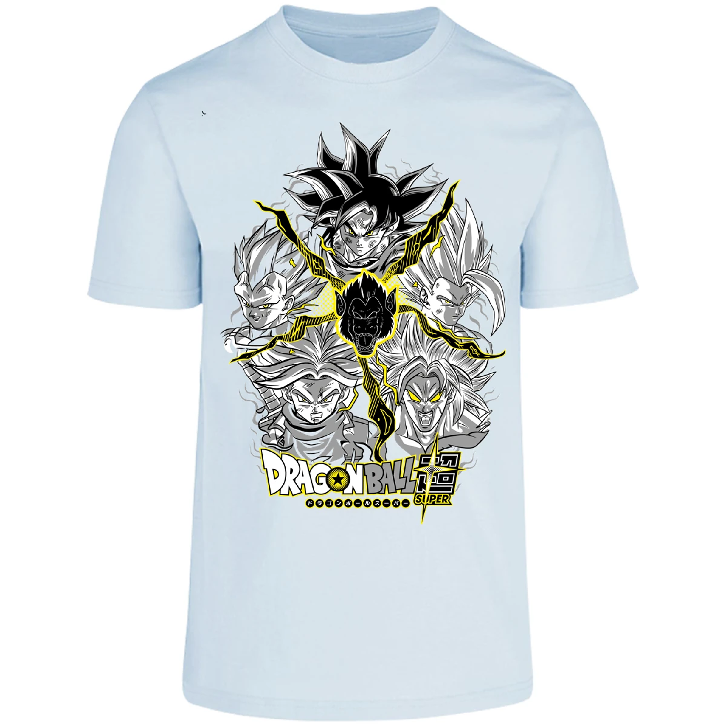 Playera Dragon Ball Saiyans para Adulto 12