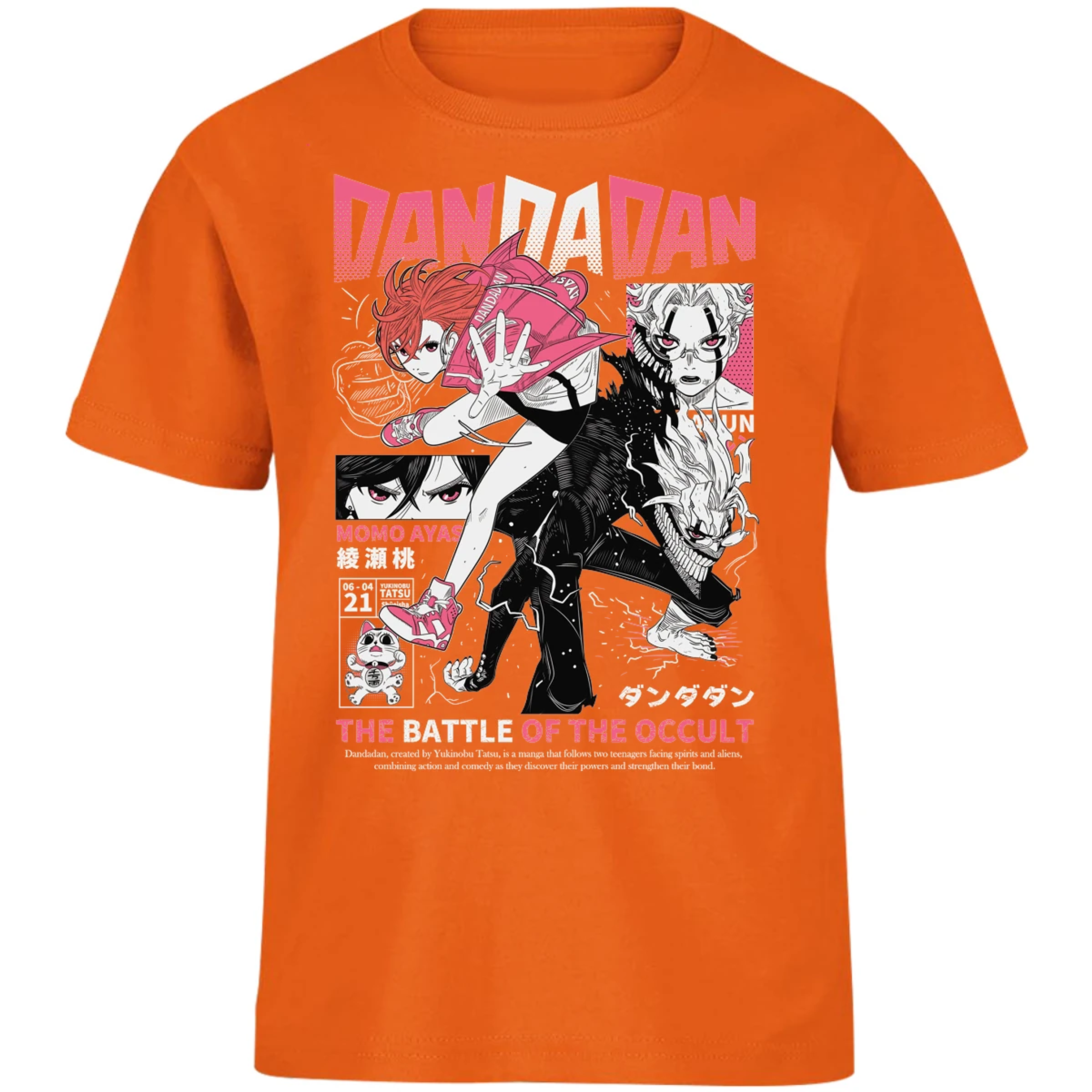 Playera Dandadan Dandadan Momo para Niño 6