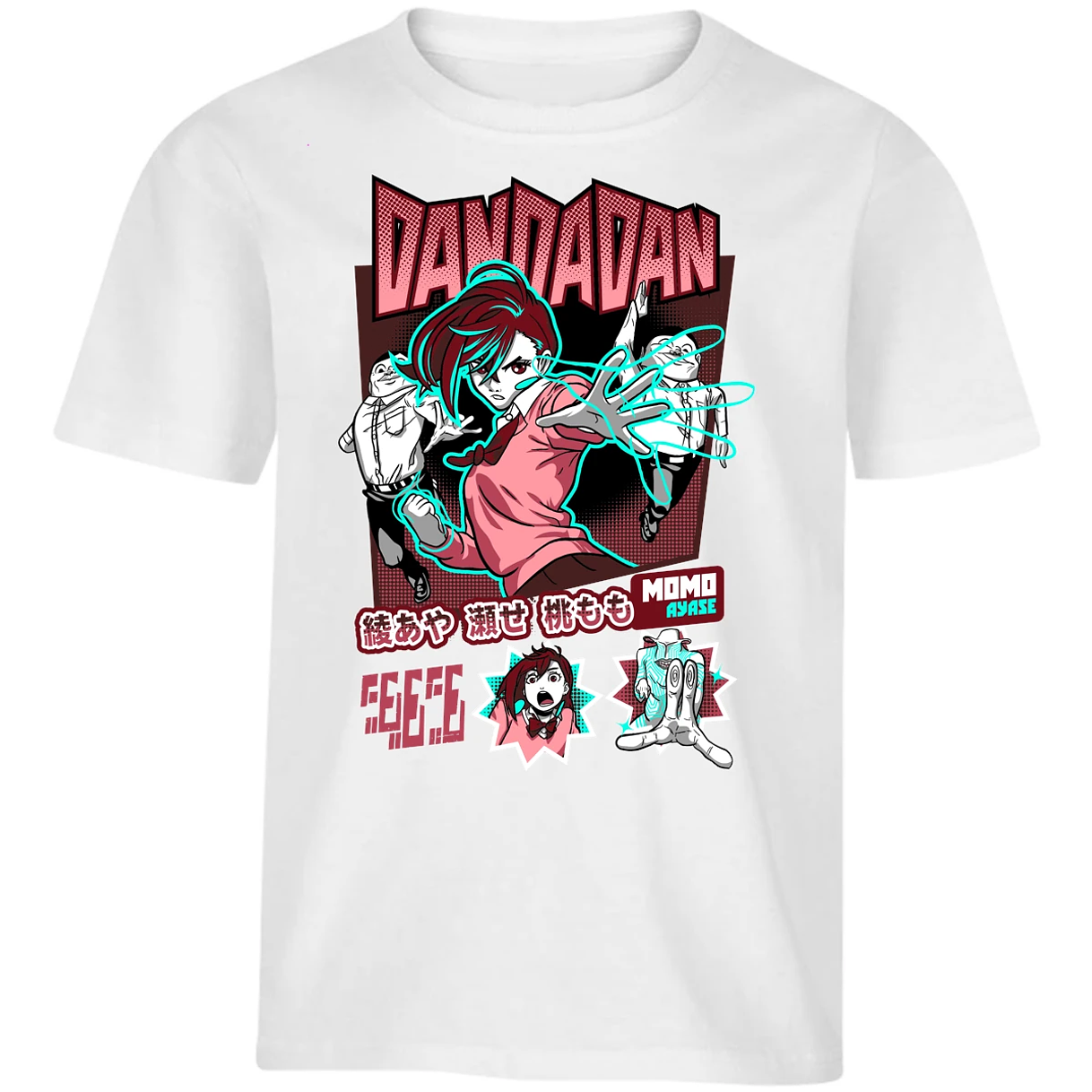 Playera Dandadan Dandadan Momo Vs Aliens para Niño 9