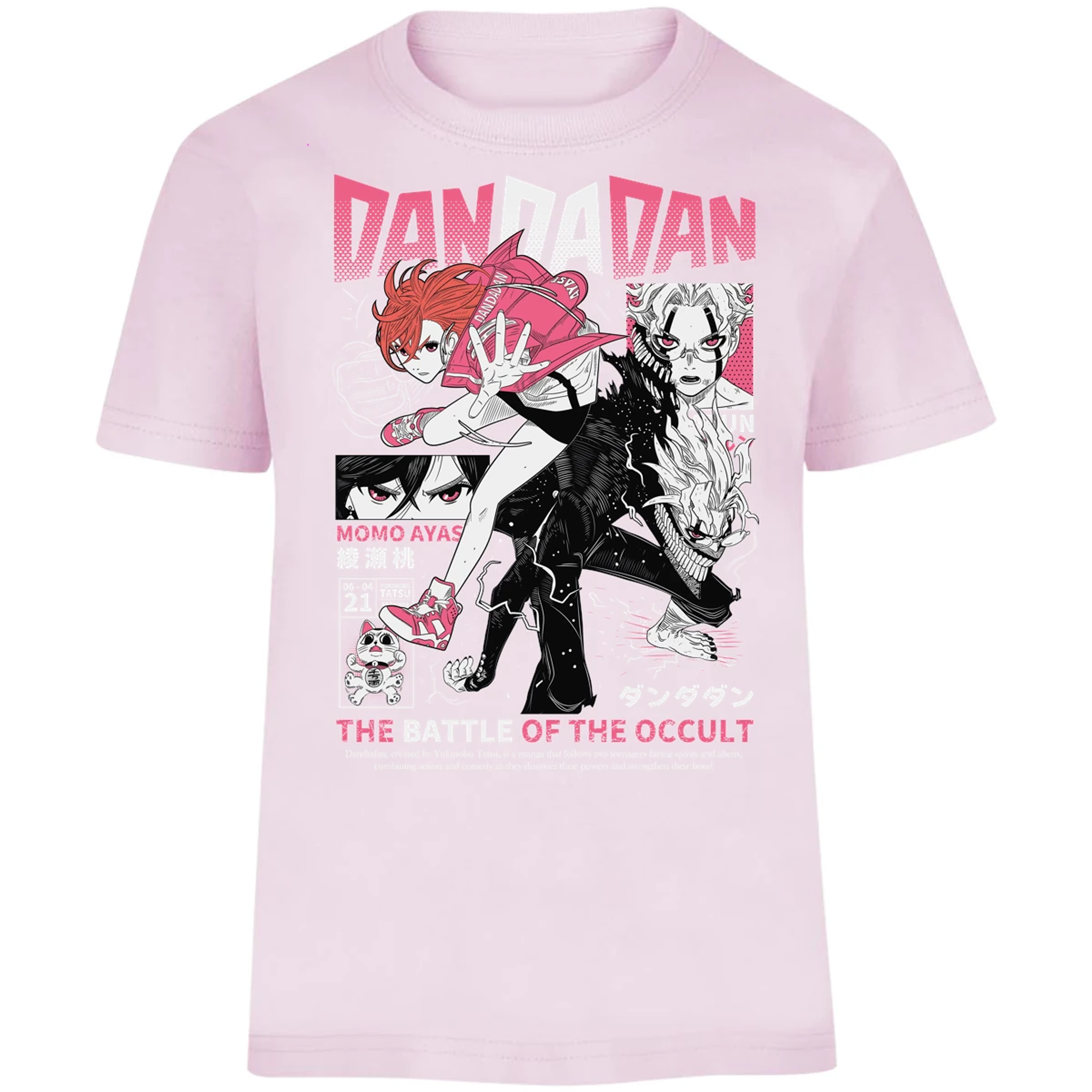 Playera Dandadan Dandadan Momo para Niño 4