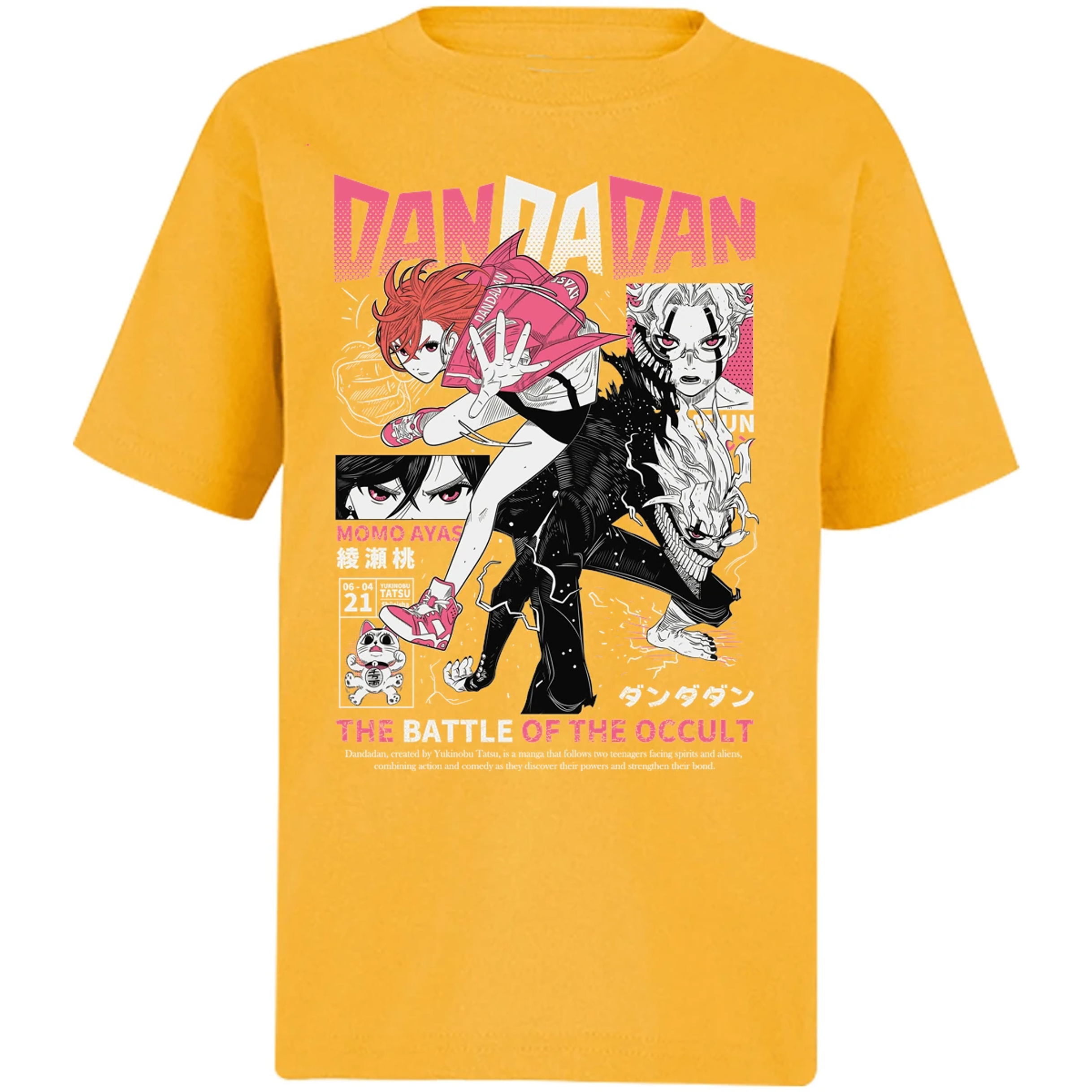 Playera Dandadan Dandadan Momo para Niño 5