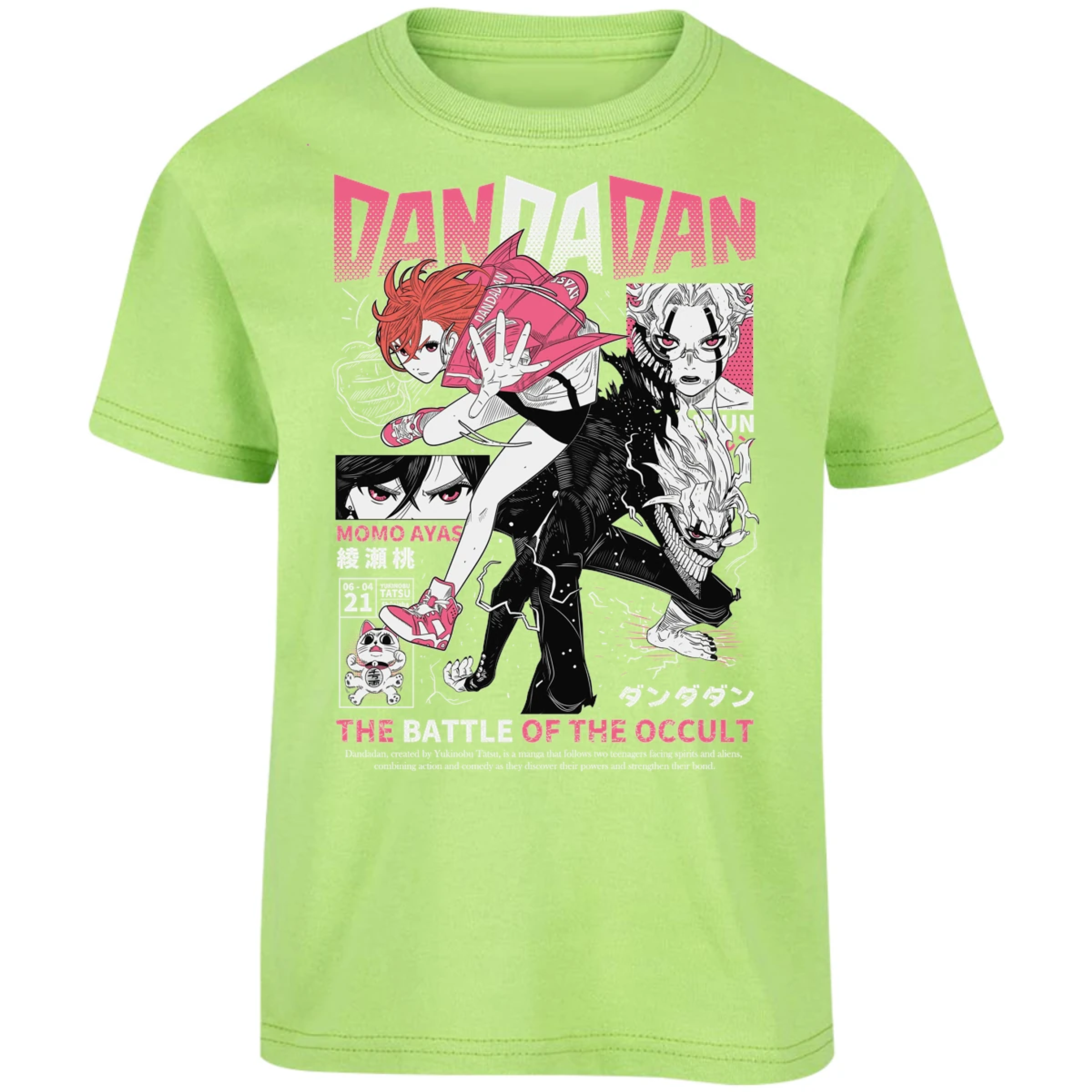 Playera Dandadan Dandadan Momo para Niño 8