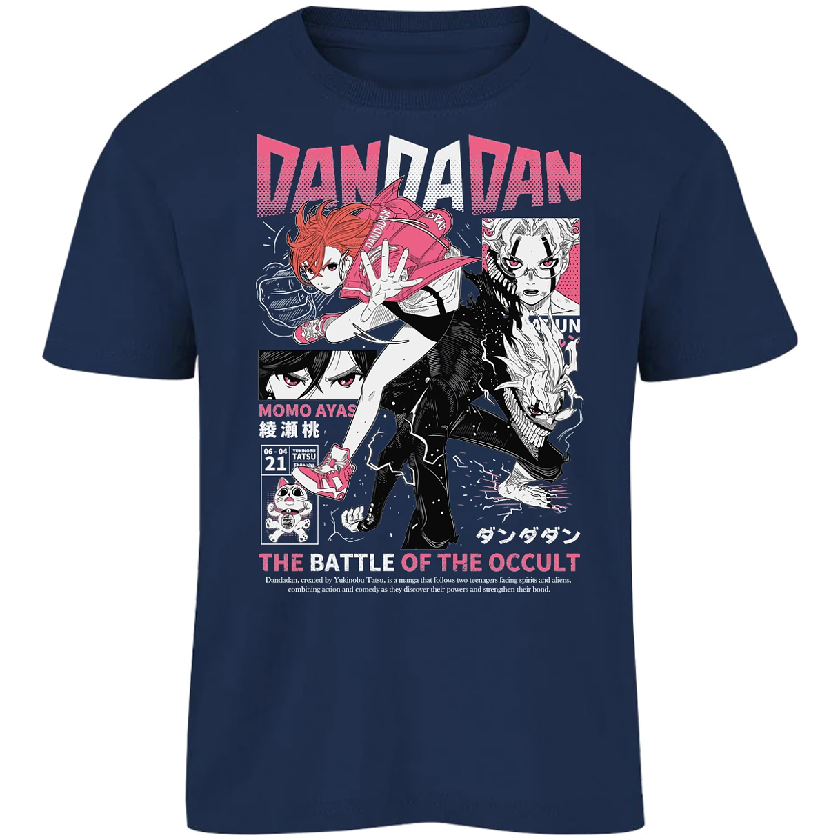 Playera Dandadan Dandadan Momo para Niño 9