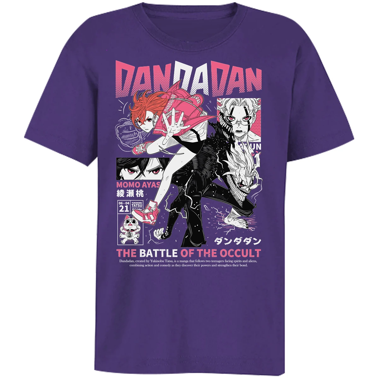 Playera Dandadan Dandadan Momo para Niño 10