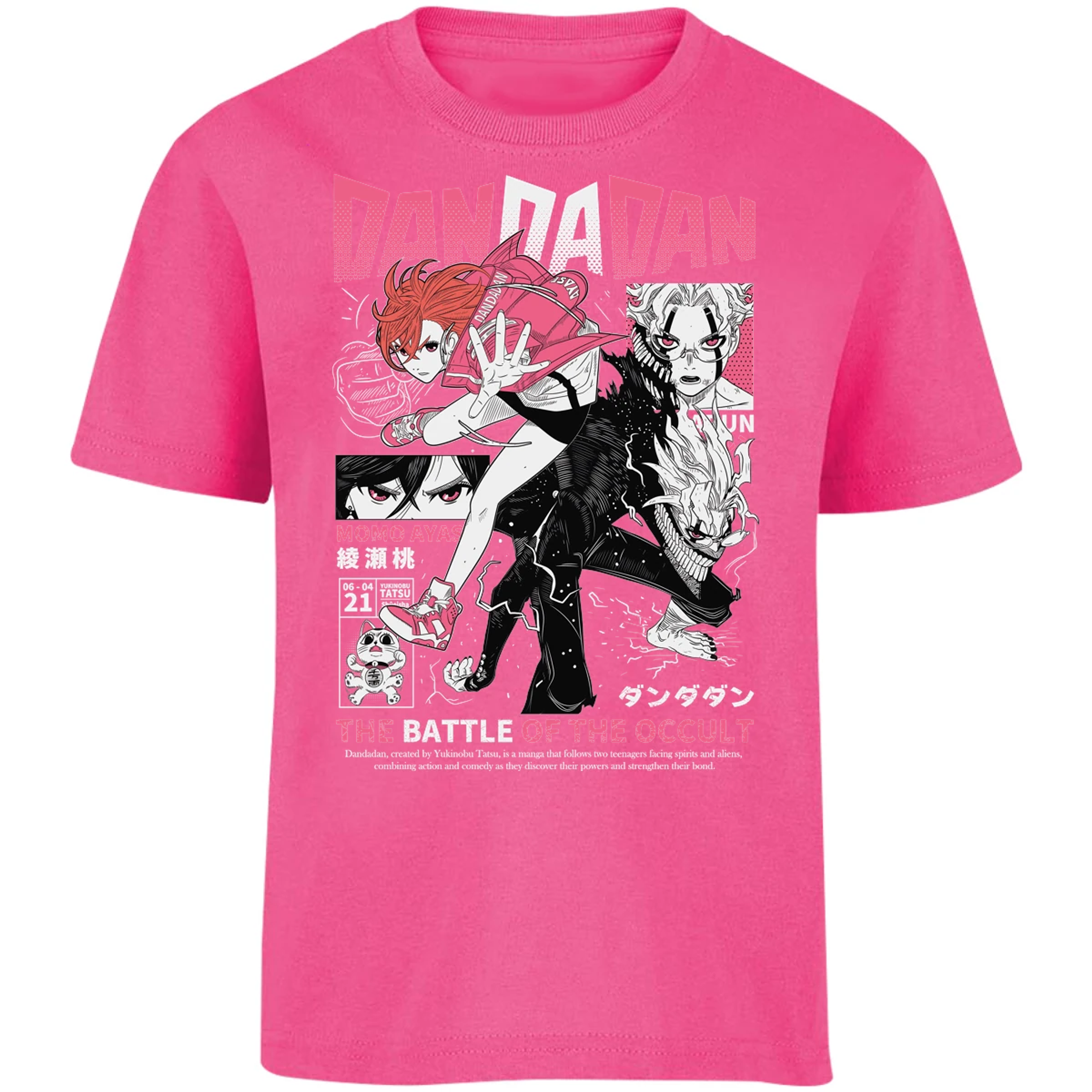 Playera Dandadan Dandadan Momo para Niño 12