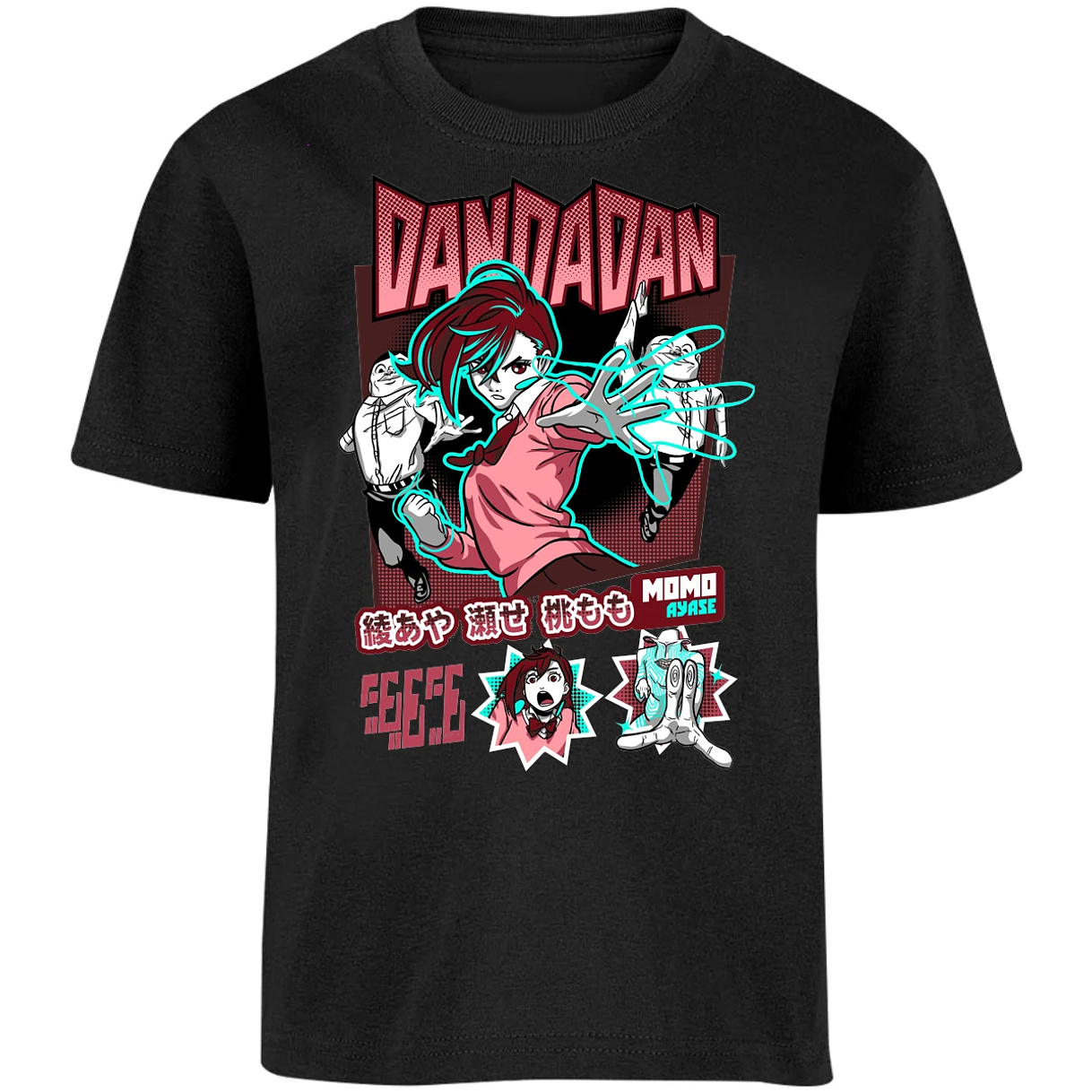 Playera Dandadan Dandadan Momo Vs Aliens para Niño 6