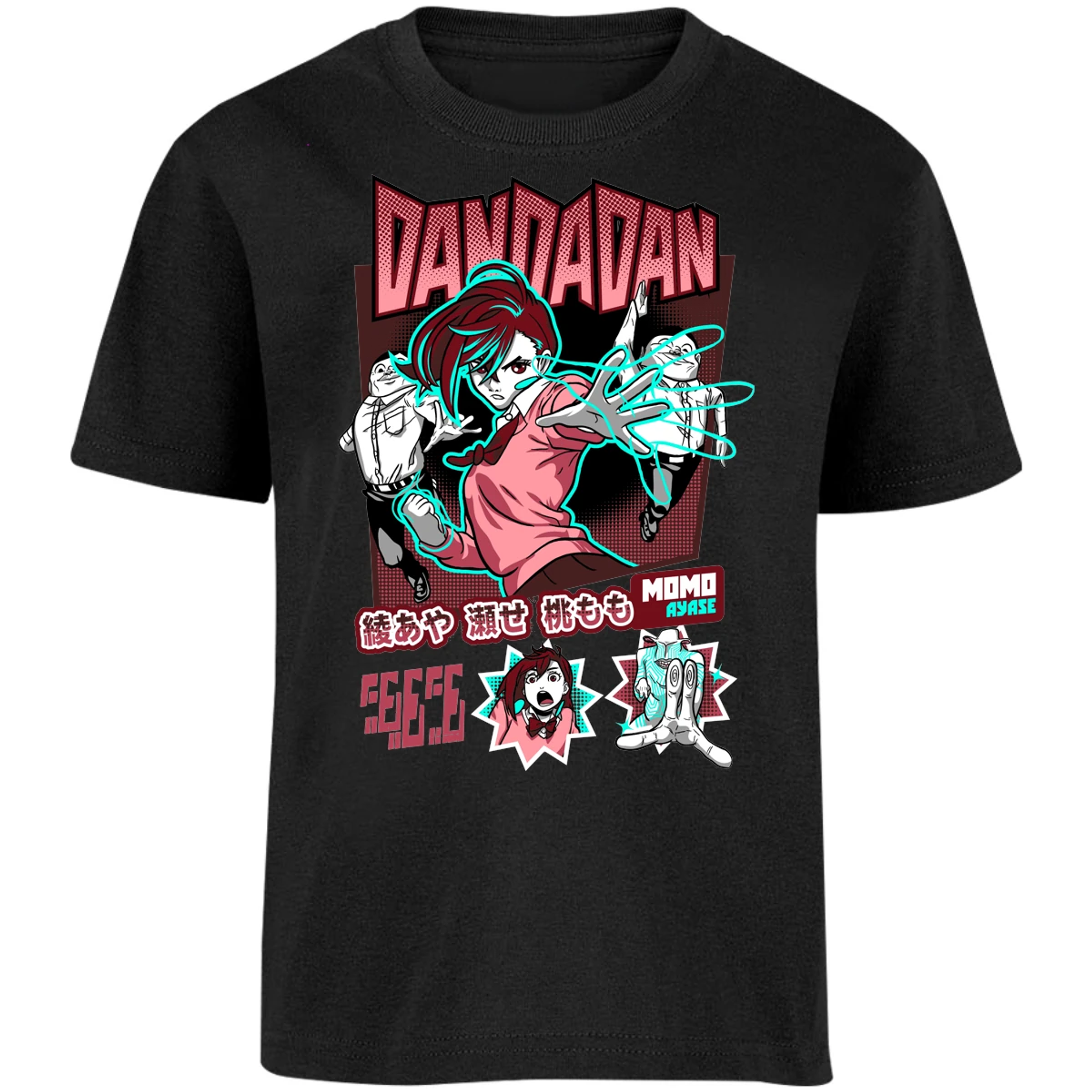 Playera Dandadan Dandadan Momo Vs Aliens para Niño 6