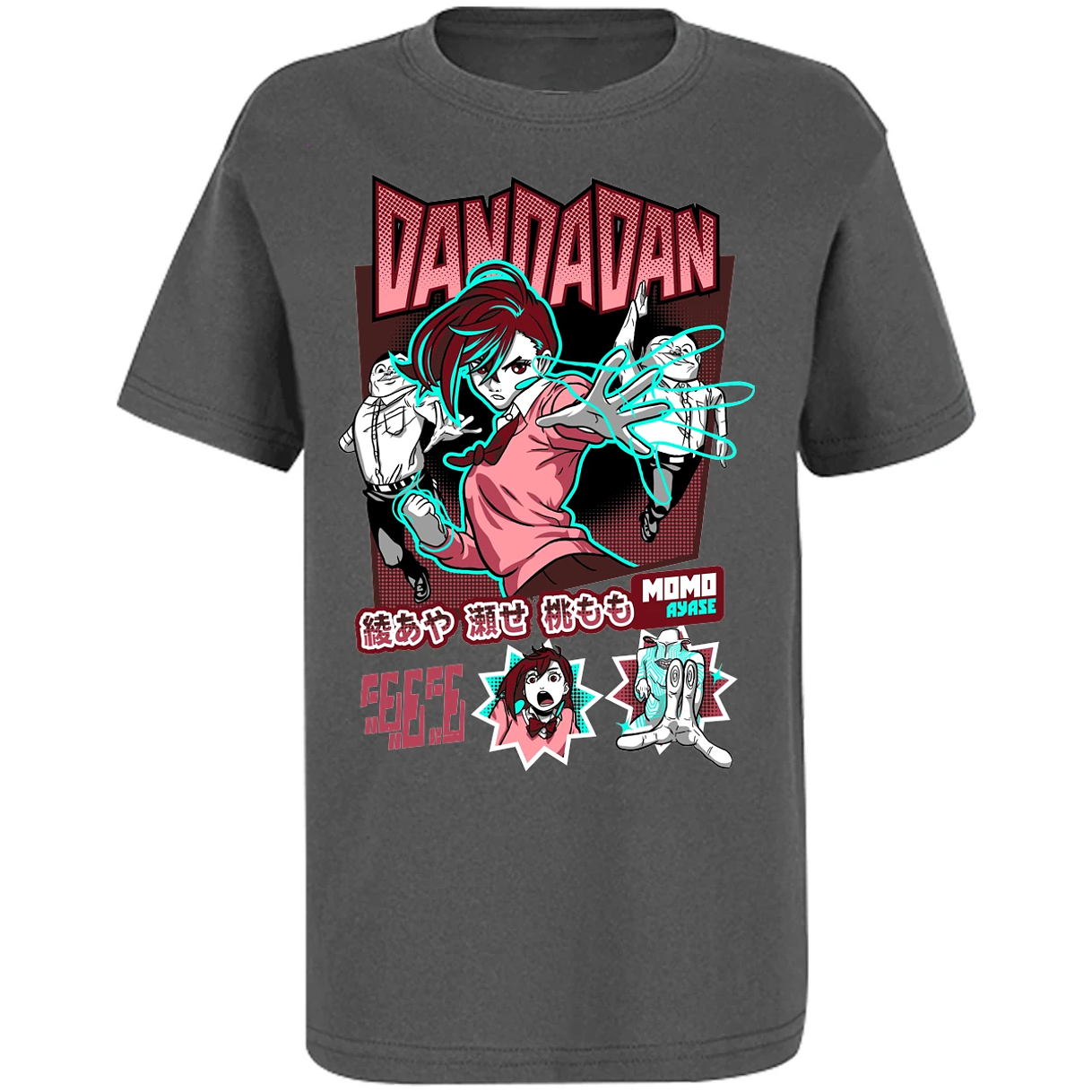 Playera Dandadan Dandadan Momo Vs Aliens para Niño 5