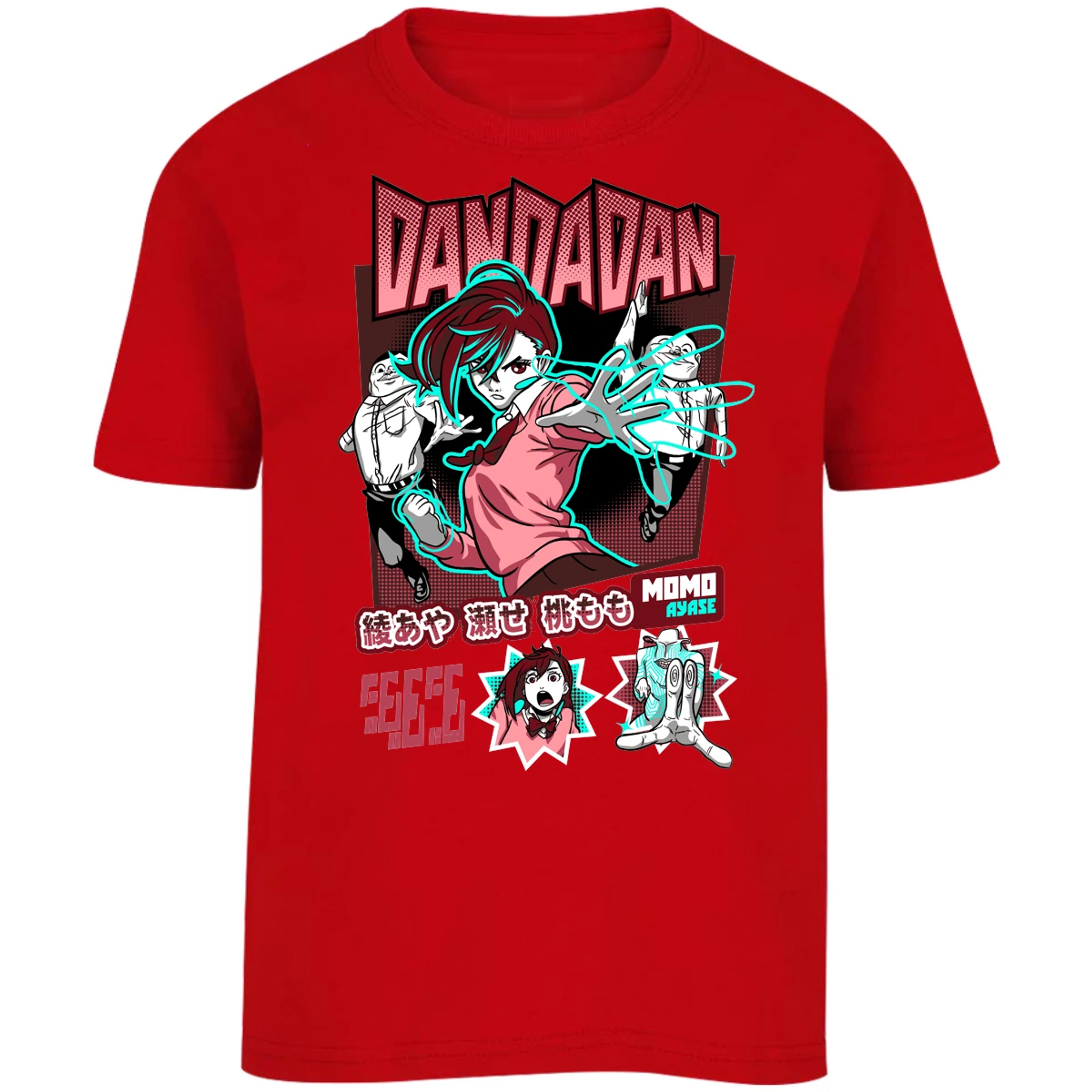 Playera Dandadan Dandadan Momo Vs Aliens para Niño 10