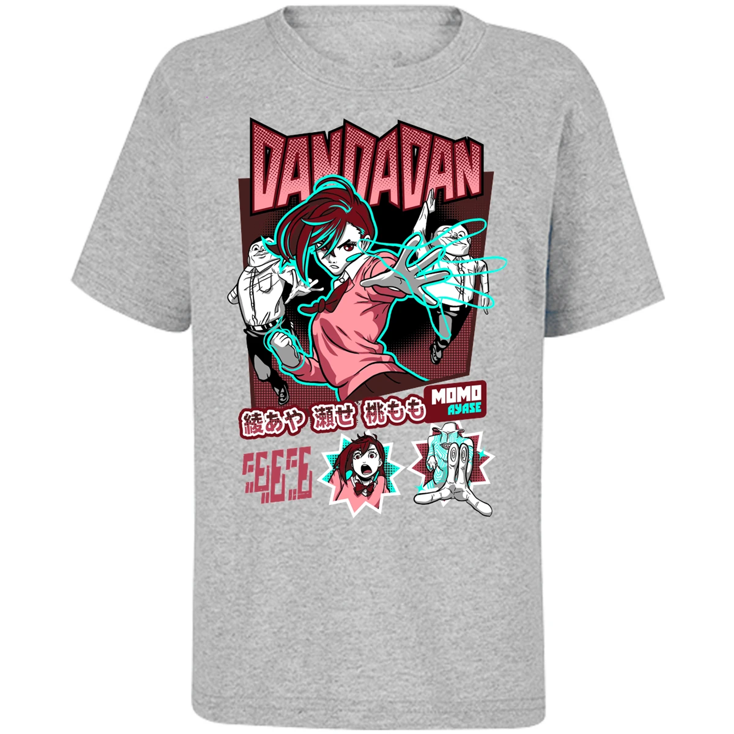 Playera Dandadan Dandadan Momo Vs Aliens para Niño 7