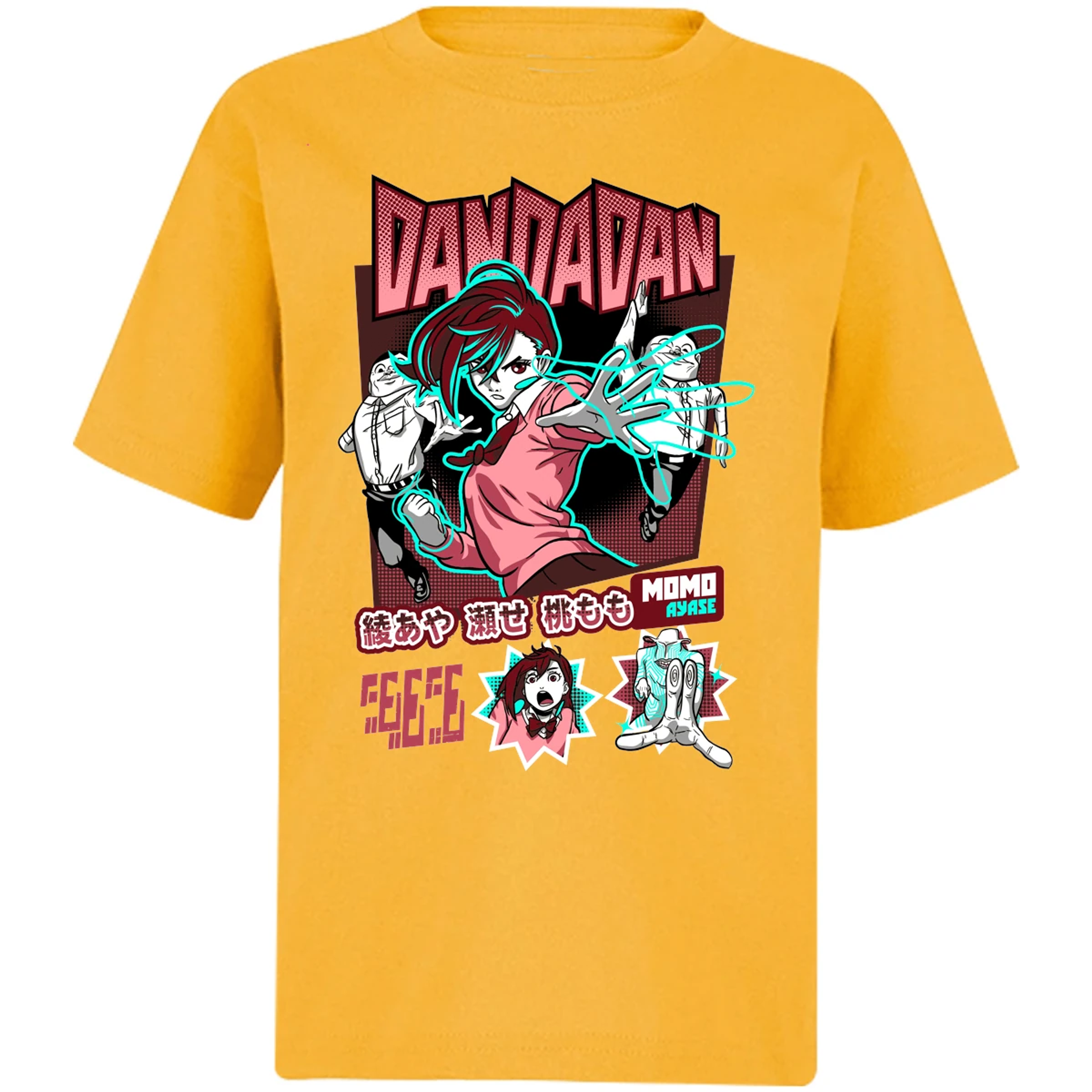 Playera Dandadan Dandadan Momo Vs Aliens para Niño 11