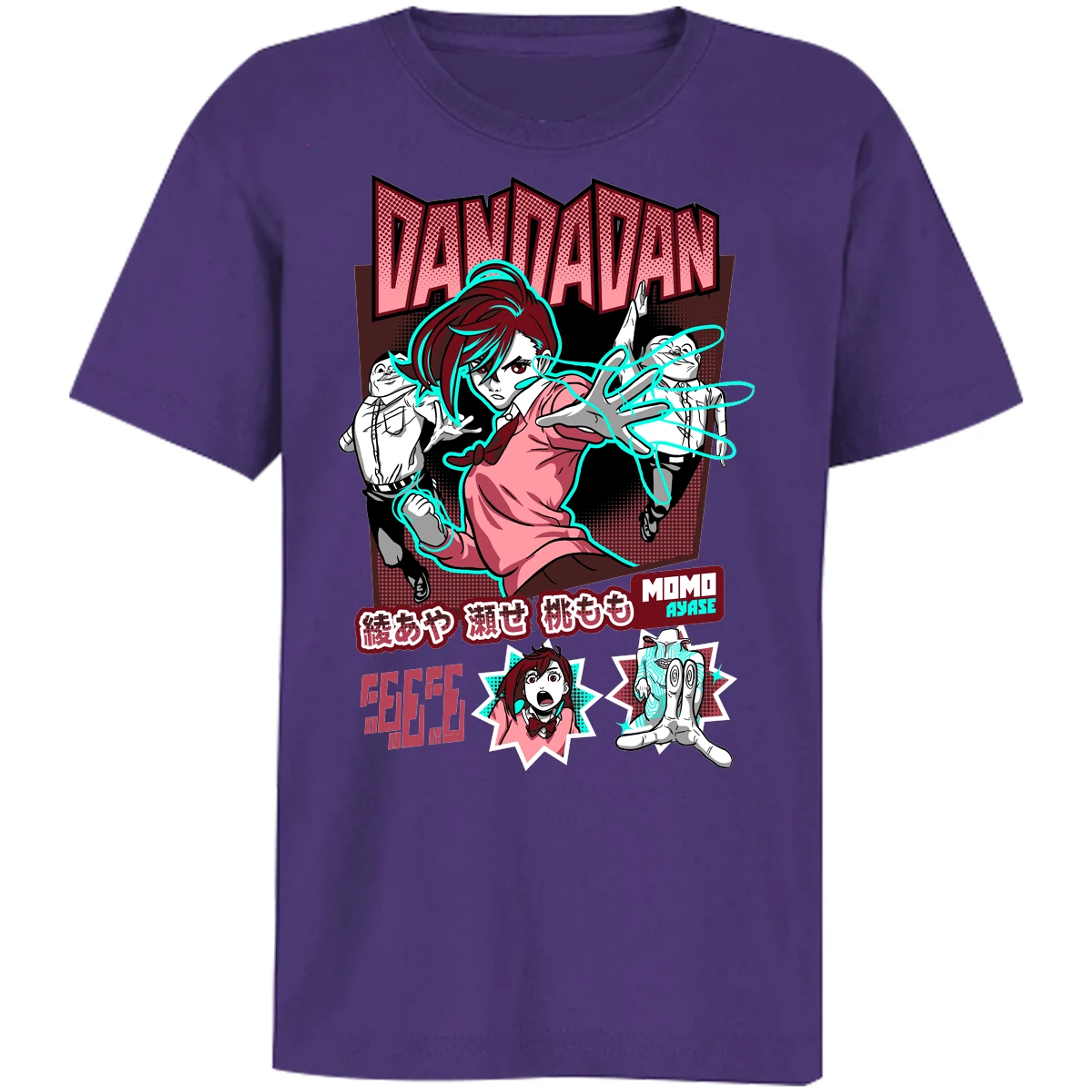 Playera Dandadan Dandadan Momo Vs Aliens para Niño 2